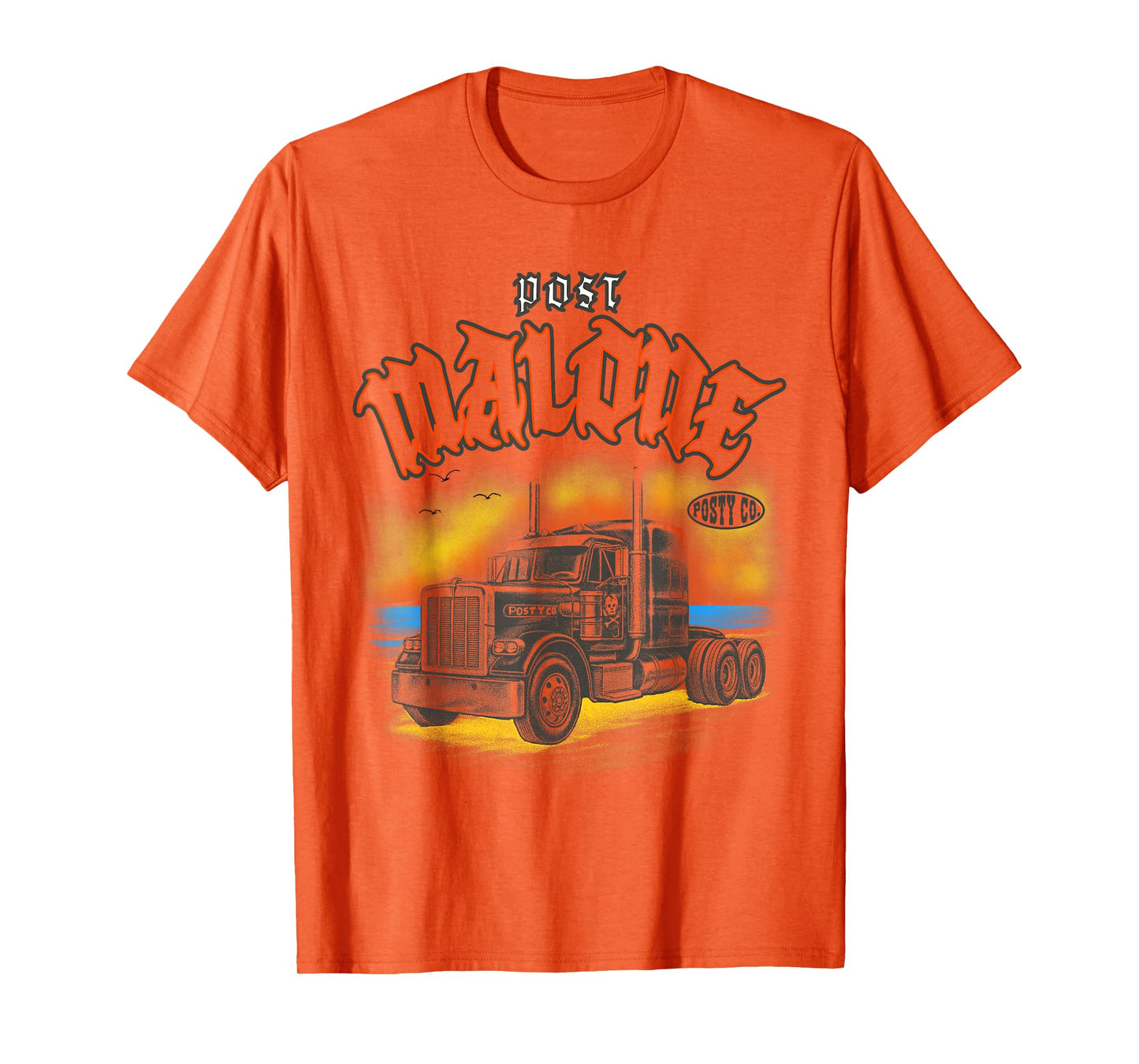 Official Post Malone Posty Co Truck T-Shirt