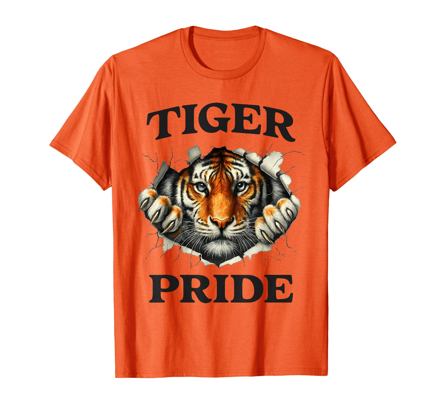 Retro Tiger Pride School Team Sports Vintage Design T-Shirt