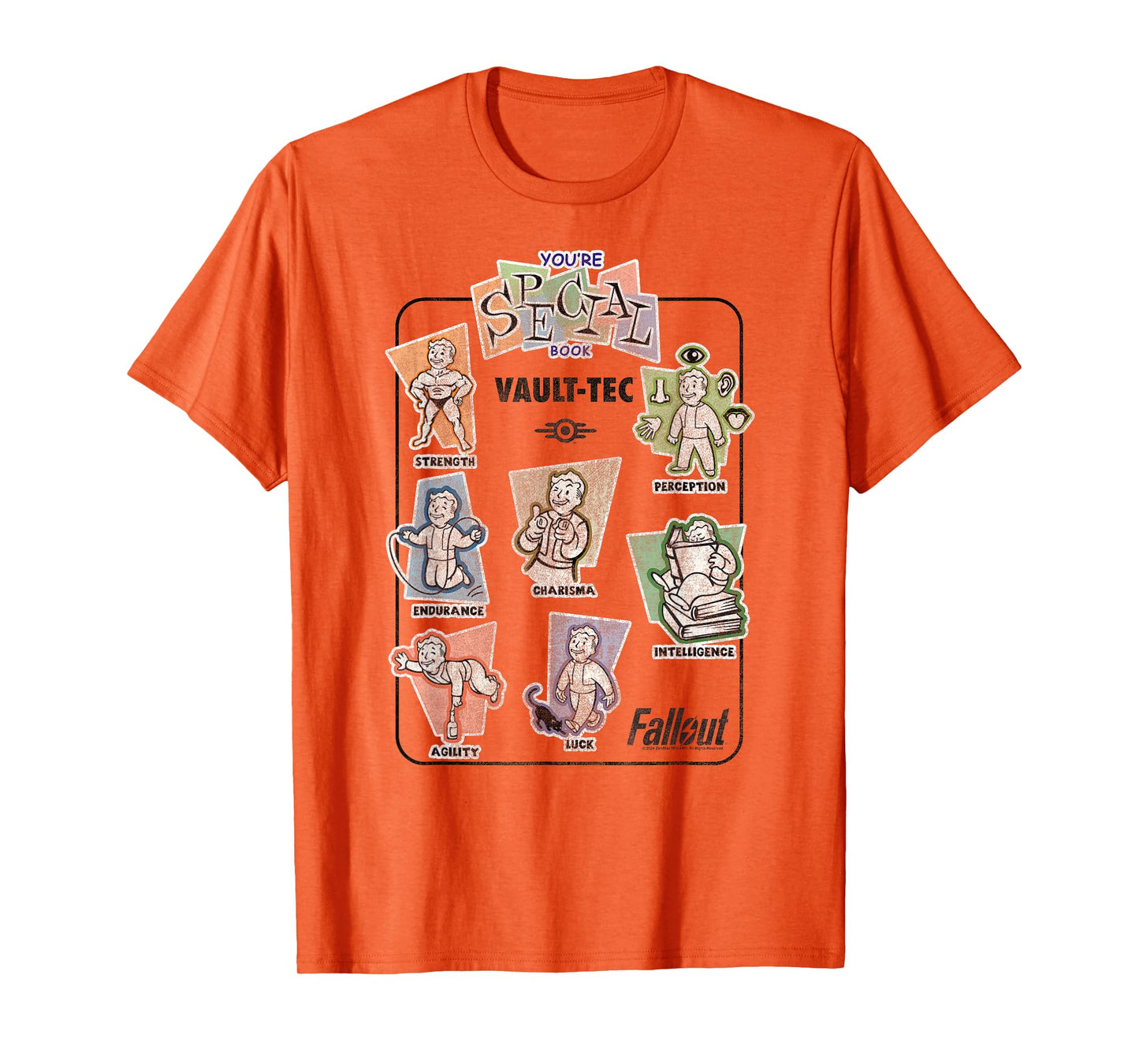 Fallout Video Game Vault-Tec You're Special Book Vintage T-Shirt