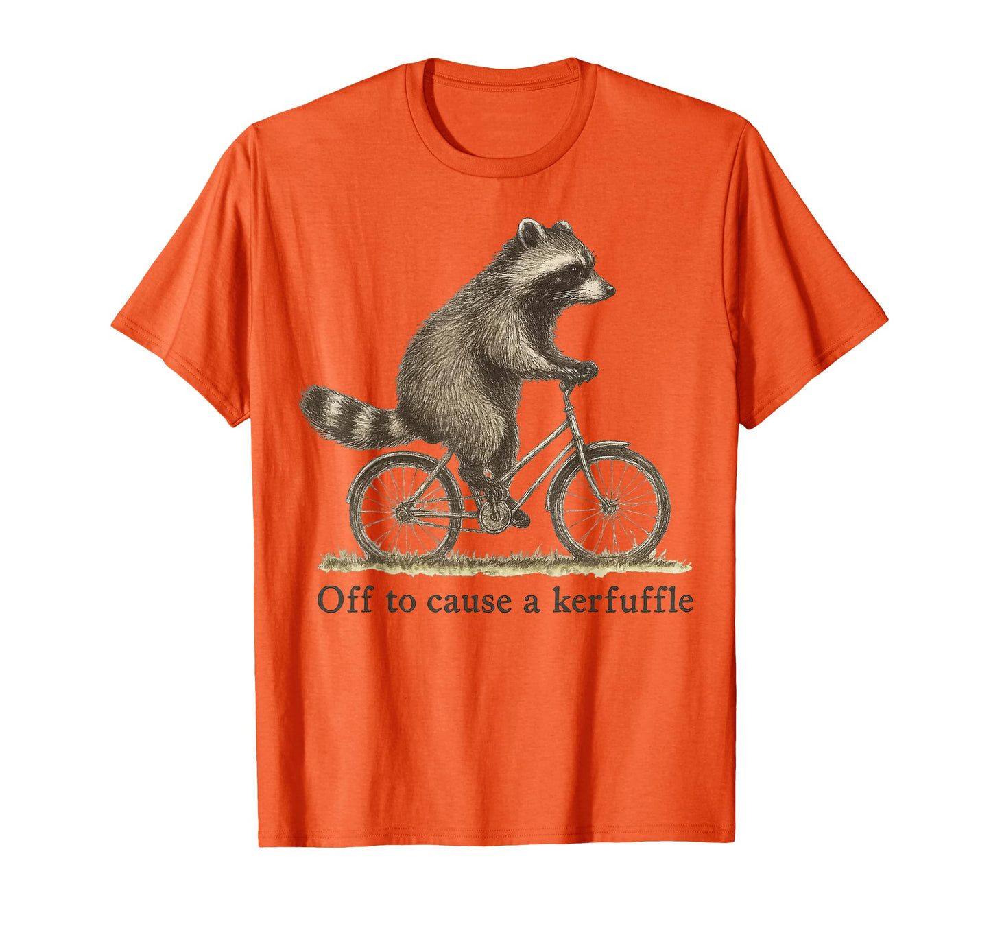 Off To Cause A Kerfuffle Raccoon T-Shirt