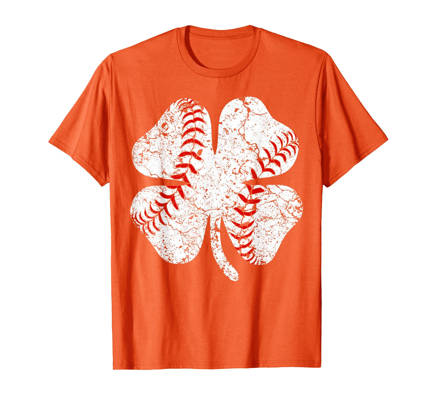 Baseball St Patricks Day Boys Girls Men Women Shamrock Green T-Shirt