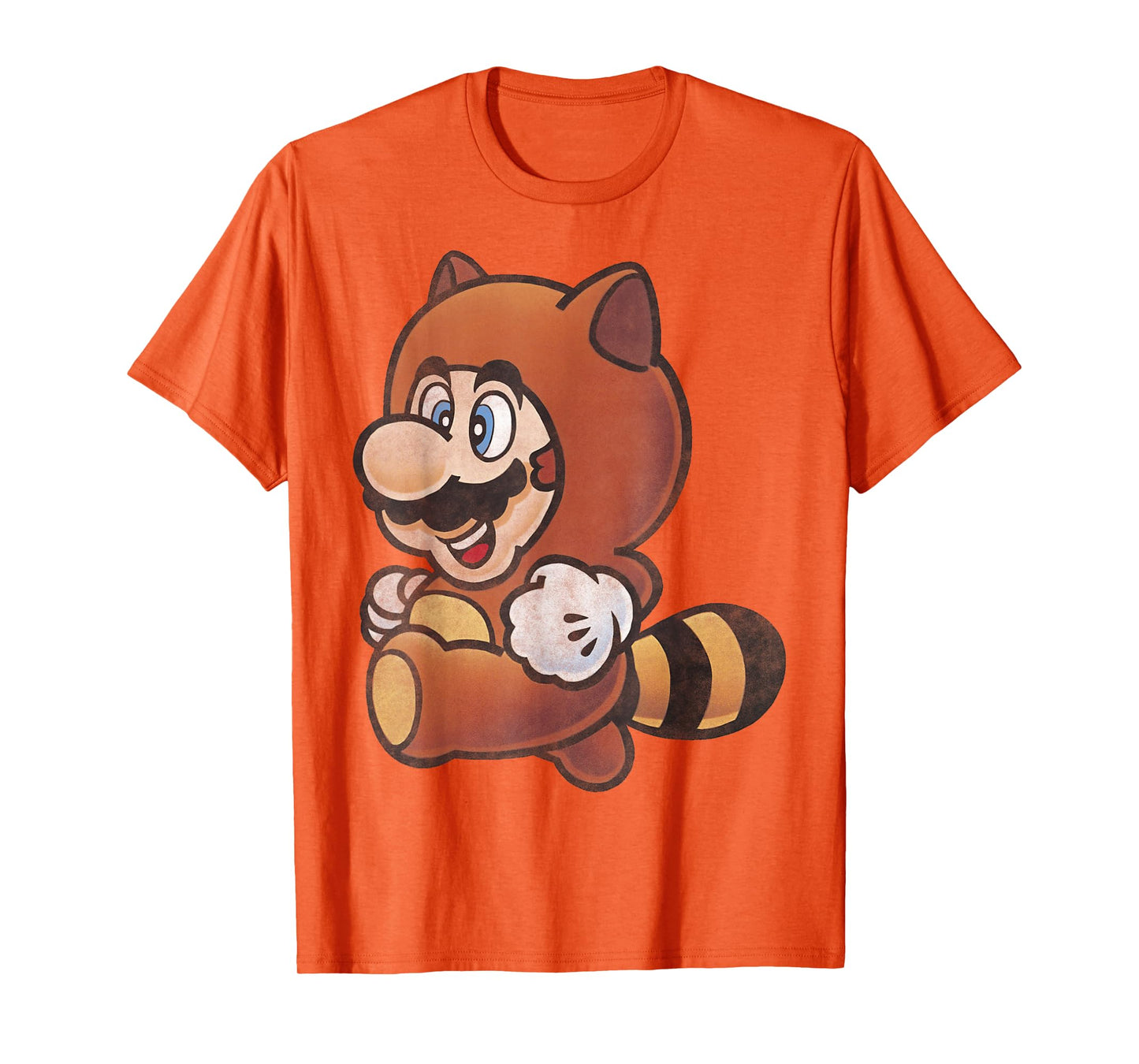 Nintendo Super Mario Tanooki Suit Vintage Graphic T-Shirt