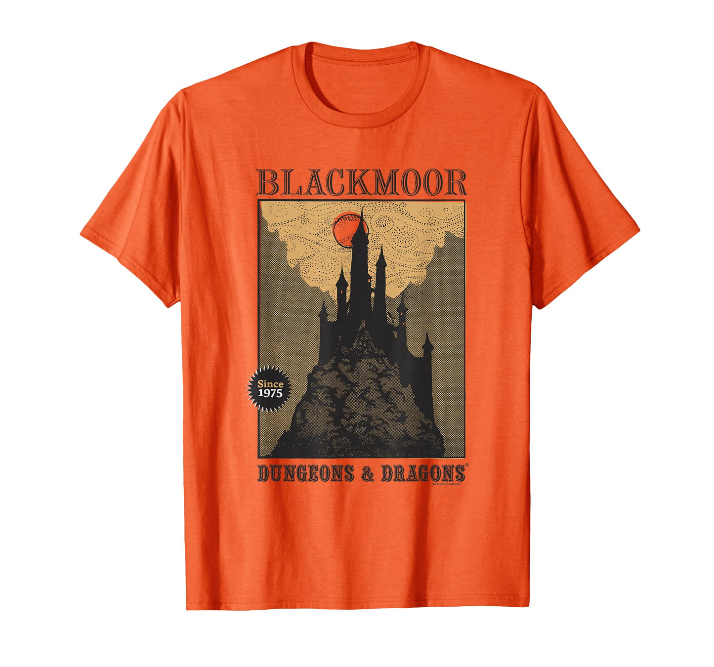 Dungeons & Dragons 50th Anniversary Blackmoor Castle Card T-Shirt