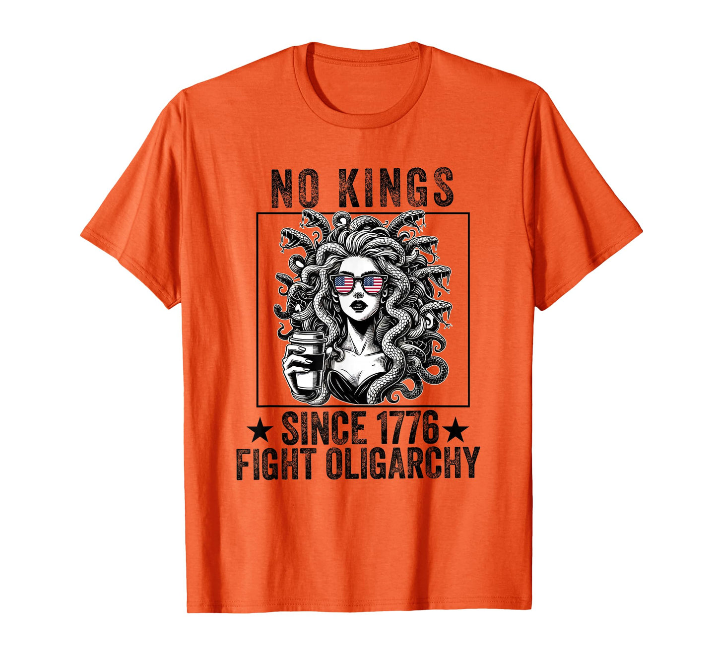 women kings fight oligarchy 4th of July feminist patriot T-Shirt