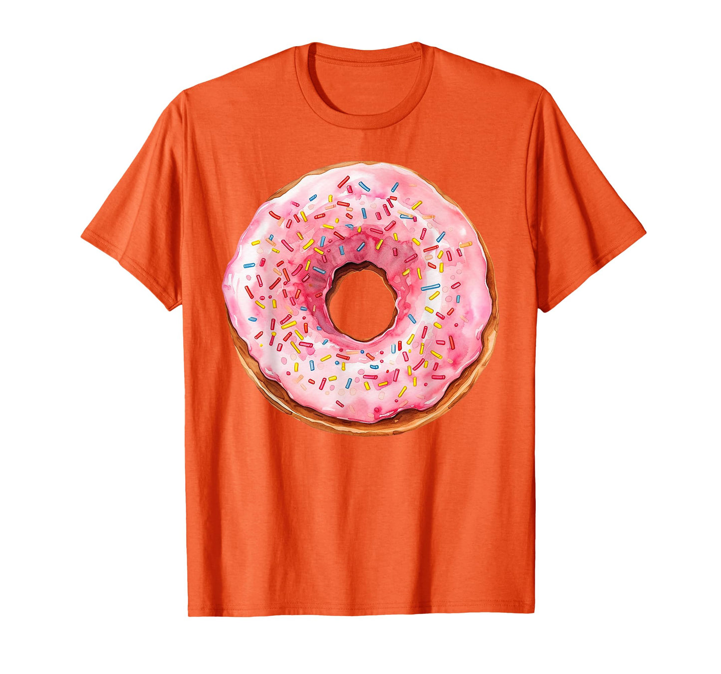 Donut Adult Kids Men Women Doughnut Costume T-Shirt