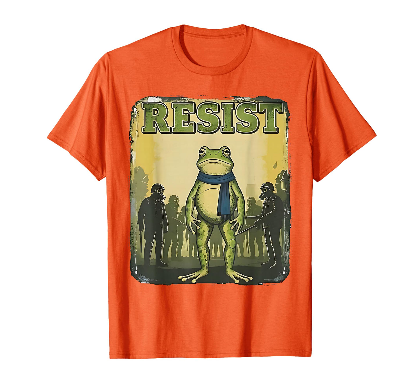 Portland Frog Resist Funny Protest No Kings Abolish Ice T-Shirt