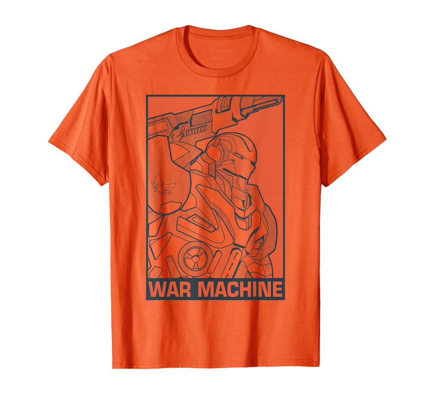 Marvel Avengers Endgame War Machine Pop Art Graphic T-Shirt T-Shirt