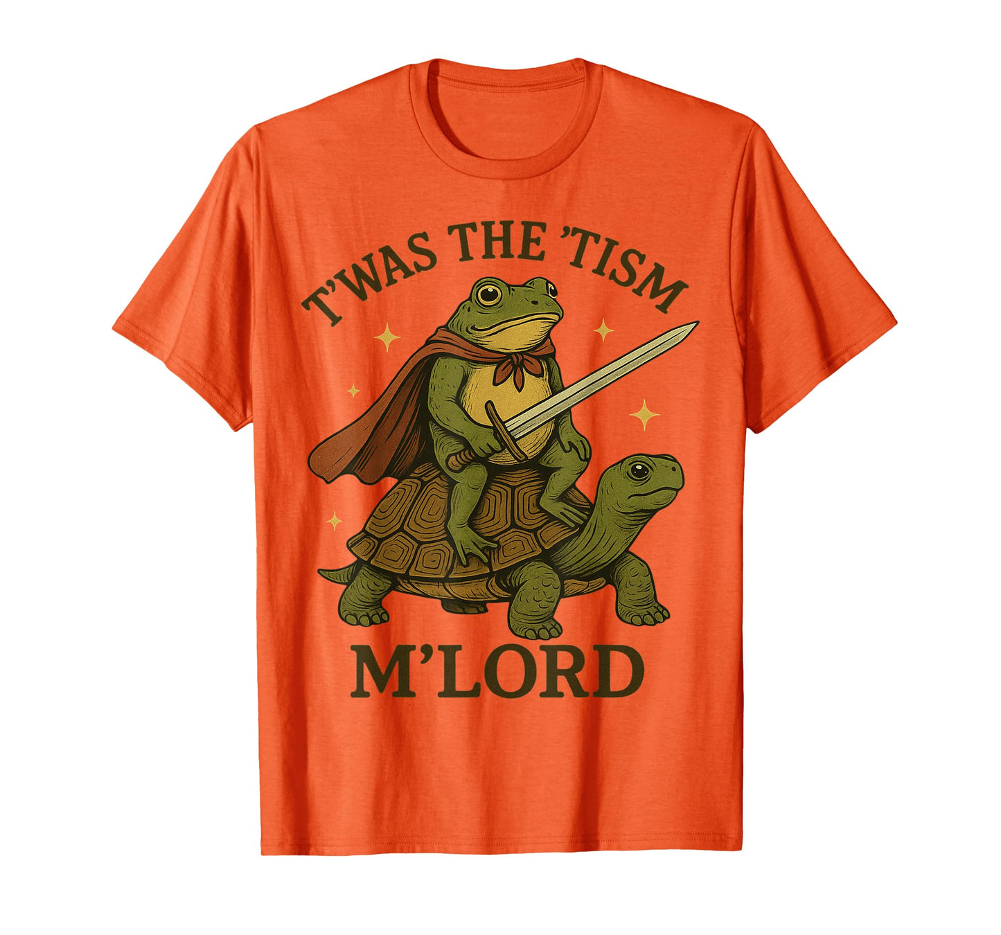 TWAS The Tism M Lord Funny Vintage Frog Graphic Tee Autism T-Shirt