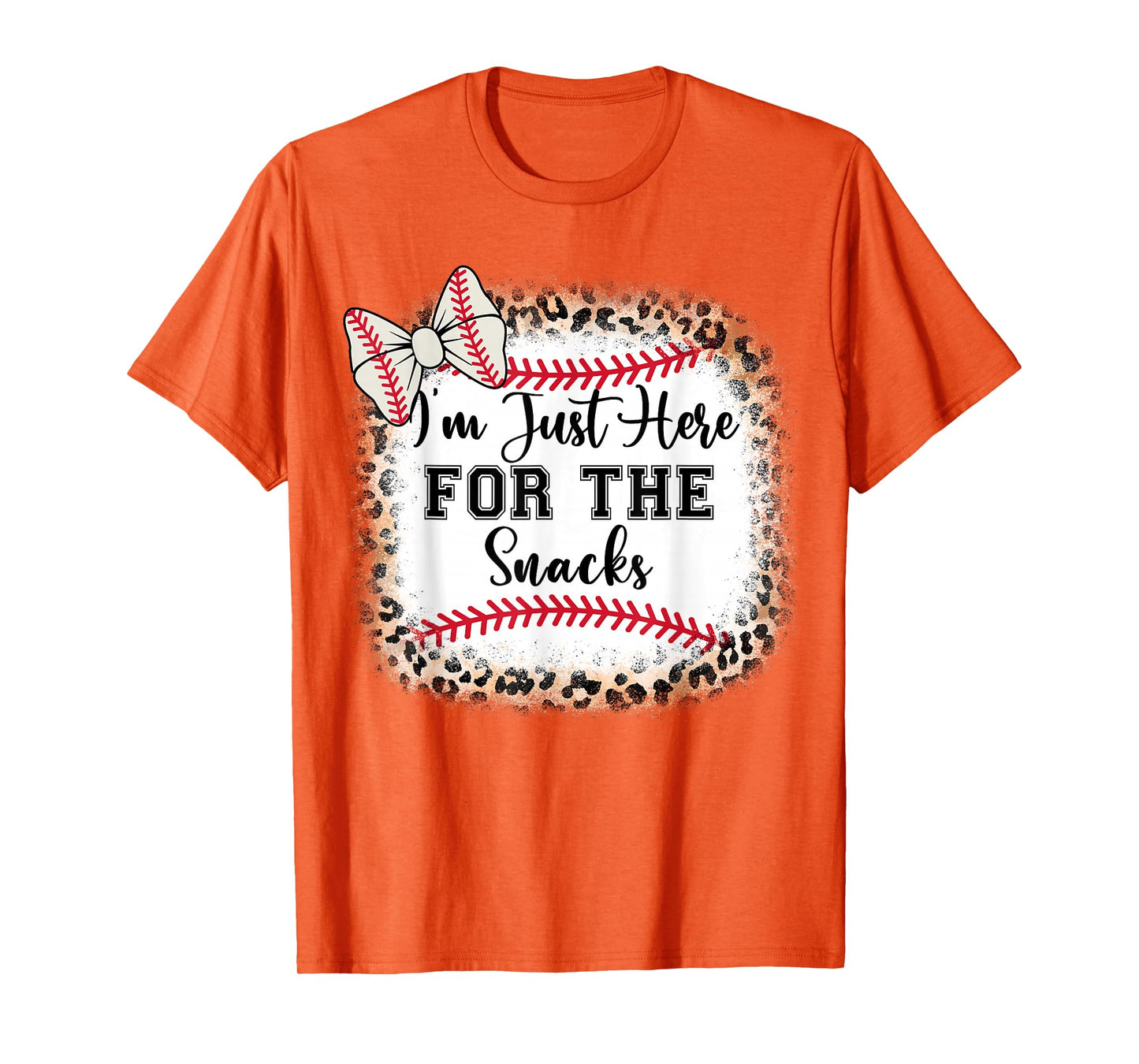 Girl I'm Just Here For Snacks Baseball Sister Toddler Youth T-Shirt