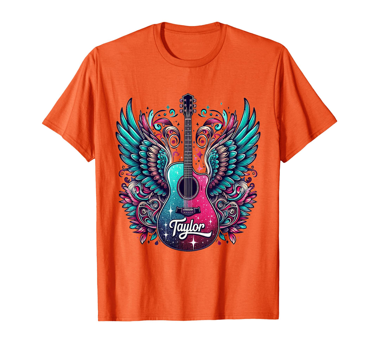 Girl Retro Taylor First Name Personalized Groovy 80's T-Shirt