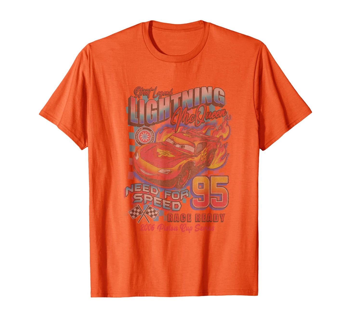 Disney Pixar Cars Lightning McQueen Street Legend T-Shirt