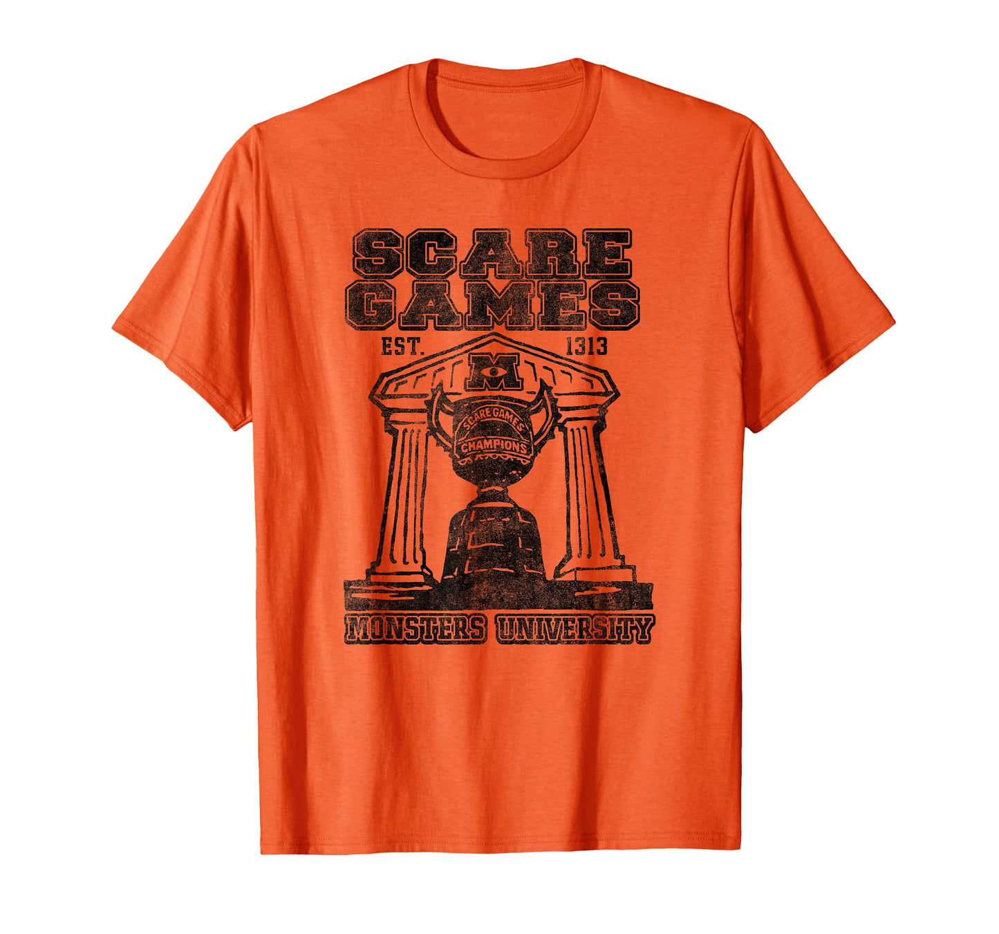 Disney Pixar Monsters University Scare Games Champions Retro T-Shirt