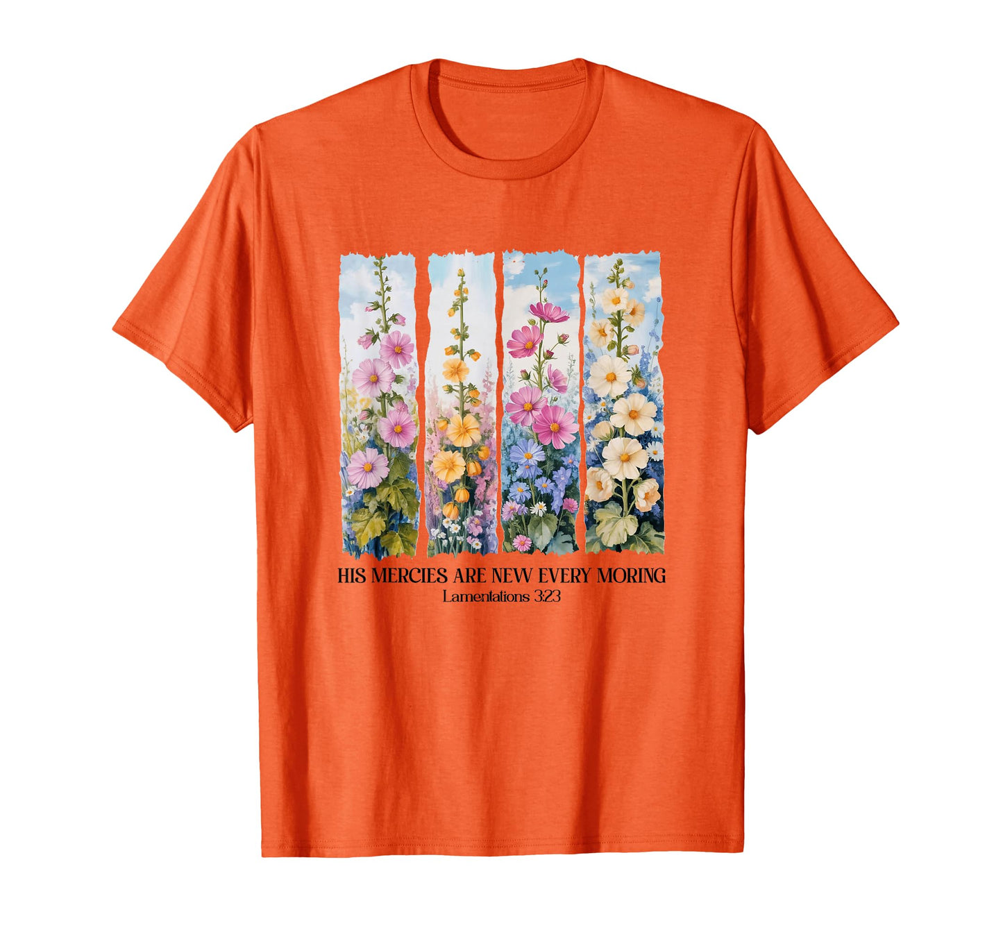 His Mercies Are New Every Morning Christian Bible Religious T-Shirt