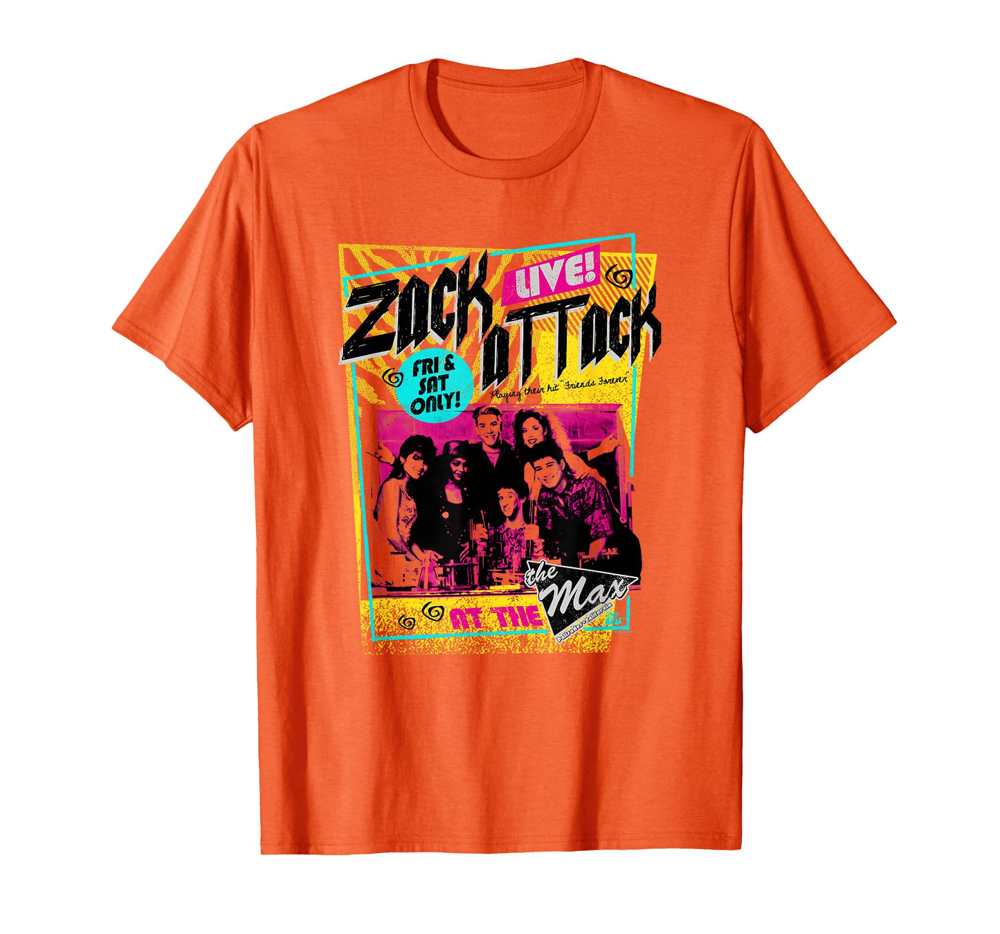 Saved By The Bell Zack Attack Live T-Shirt