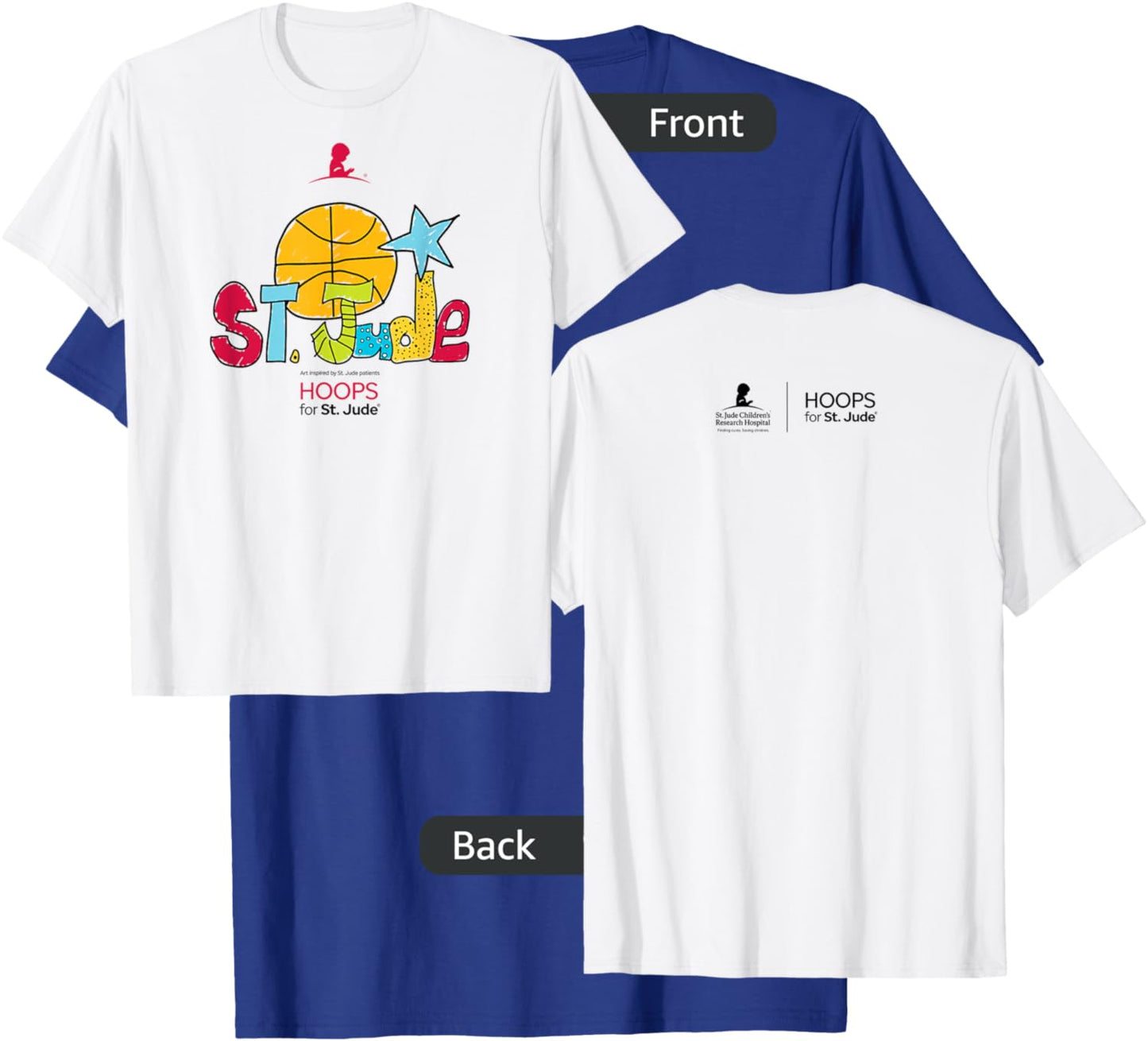 St. Jude "Hoops for St. Jude" T-Shirt - T-Shirt | Royal