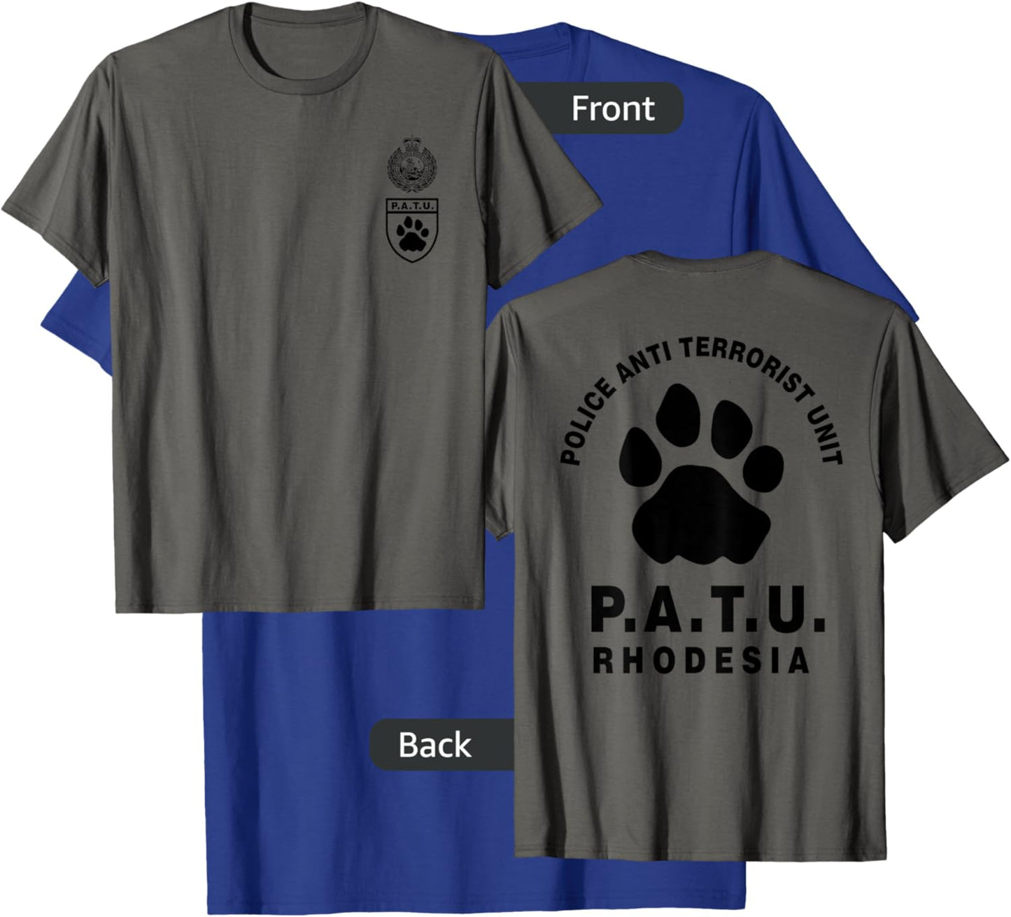 BSAP Police PATU Police Anti-Terrorist Unit T-Shirt - T-Shirt | Royal