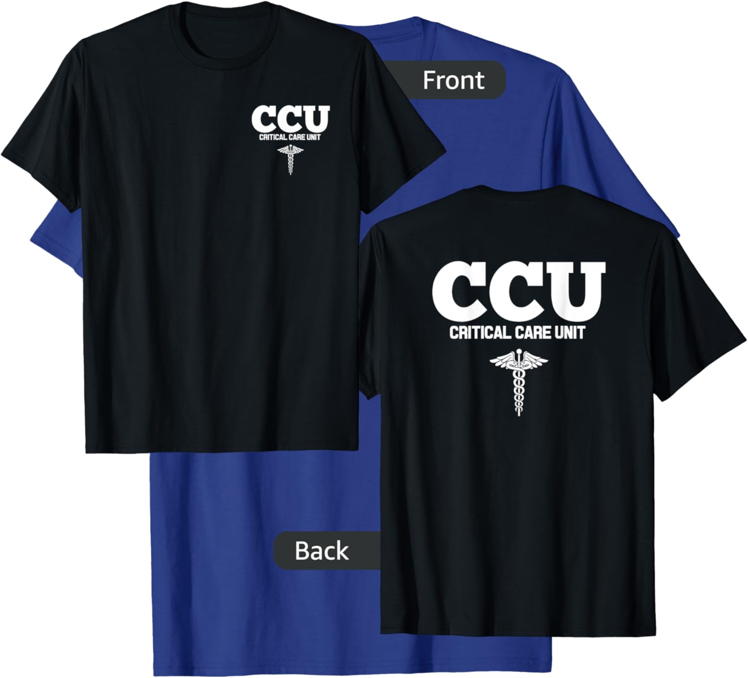 CCU Registered Nurse Critical & Cardiac Care Unit RN Staff T-Shirt - T-Shirt | Royal