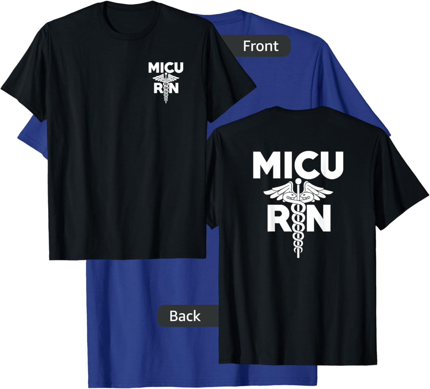 MICU Registered Nurse Intensive Care Unit RN Staff T-Shirt - T-Shirt | Royal