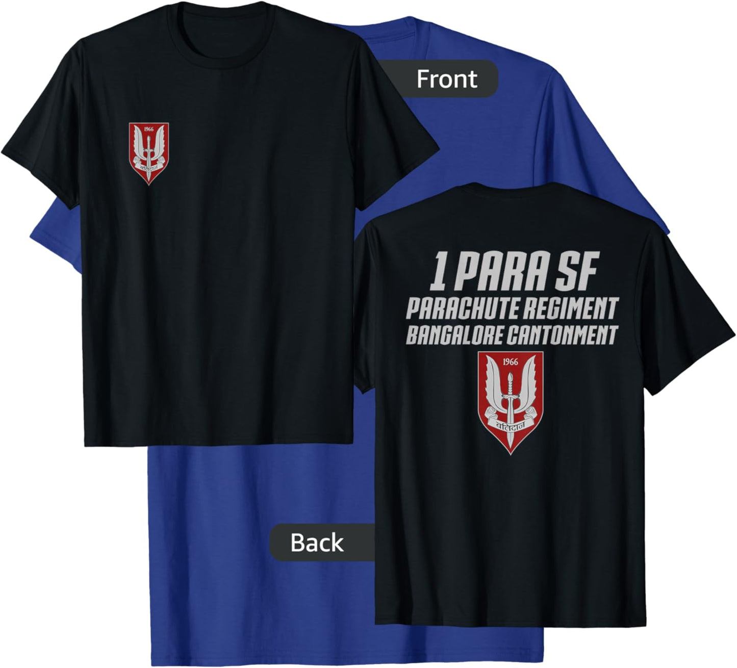 Indian Para Special Force Parachute India Army T-Shirt - T-Shirt | Royal