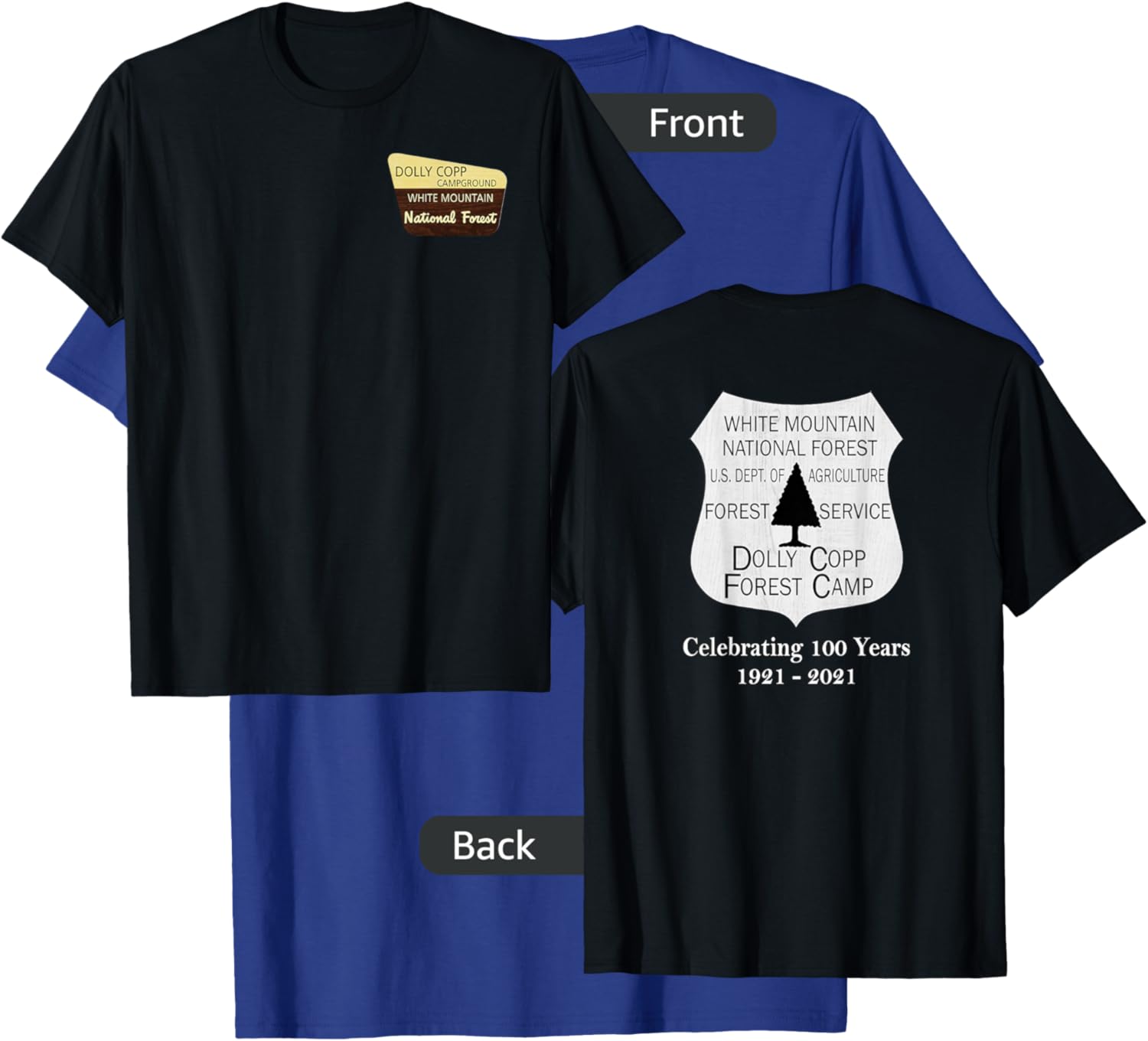 Dolly Copp Campground Centennial T-Shirt - T-Shirt | Royal