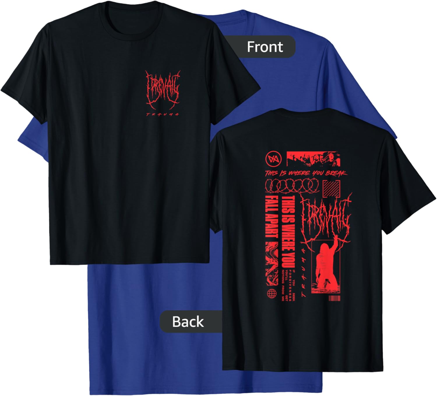 I Prevail - Official Merchandise - Black Metal Small T-Shirt - T-Shirt | Royal