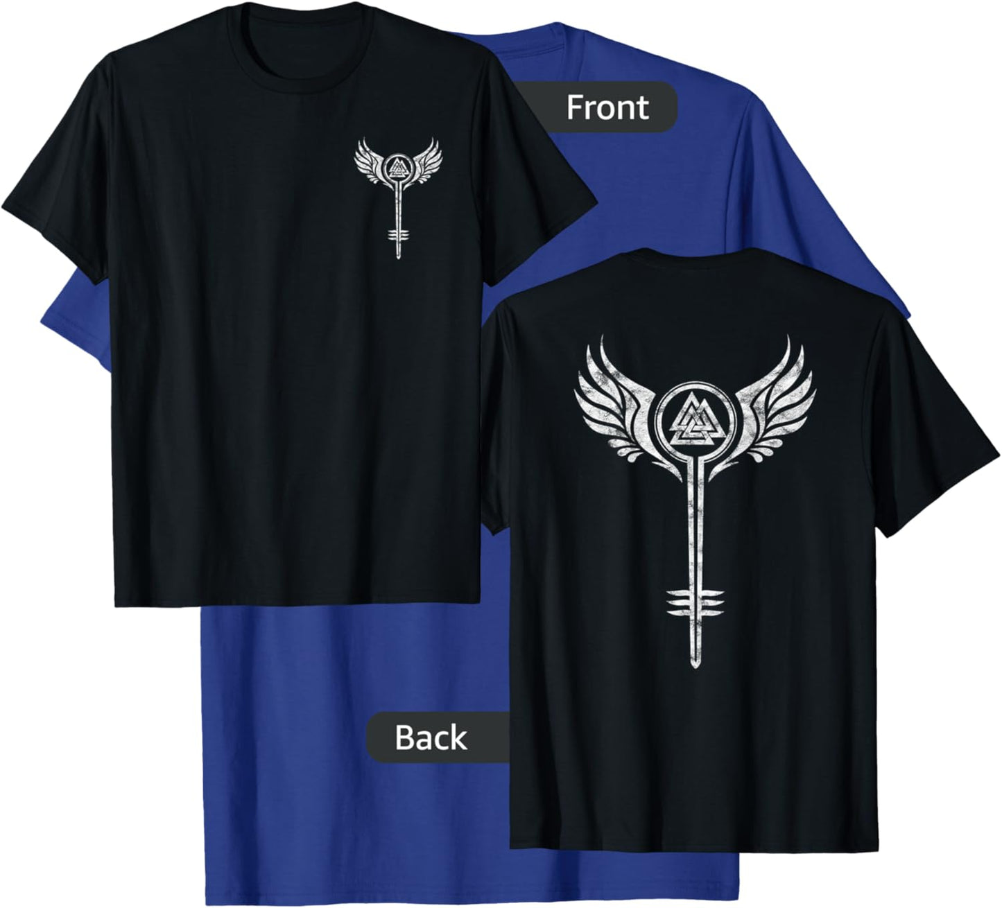 Valkyrie Shield Maid Symbol Valknut Viking Odin Viking T-Shirt - T-Shirt | Royal