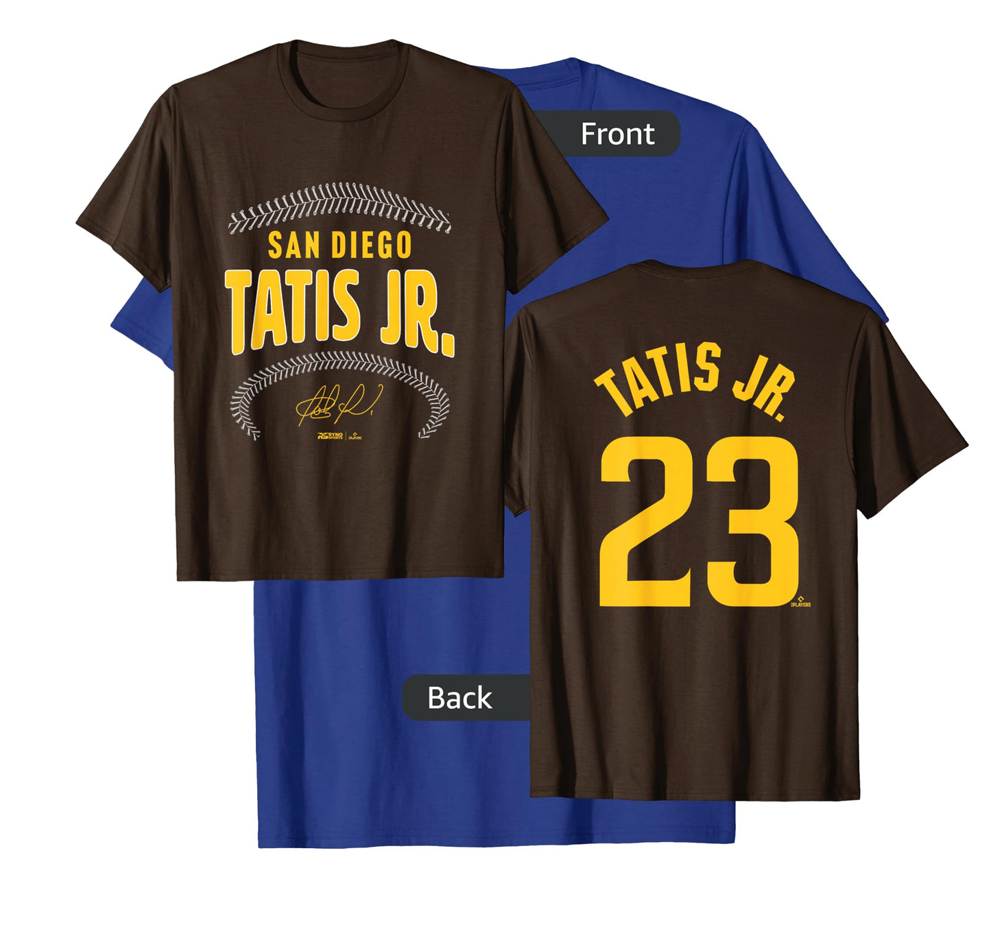 Fernando Tatis Jr. San Diego Name & Number (Front & Back) T-Shirt
