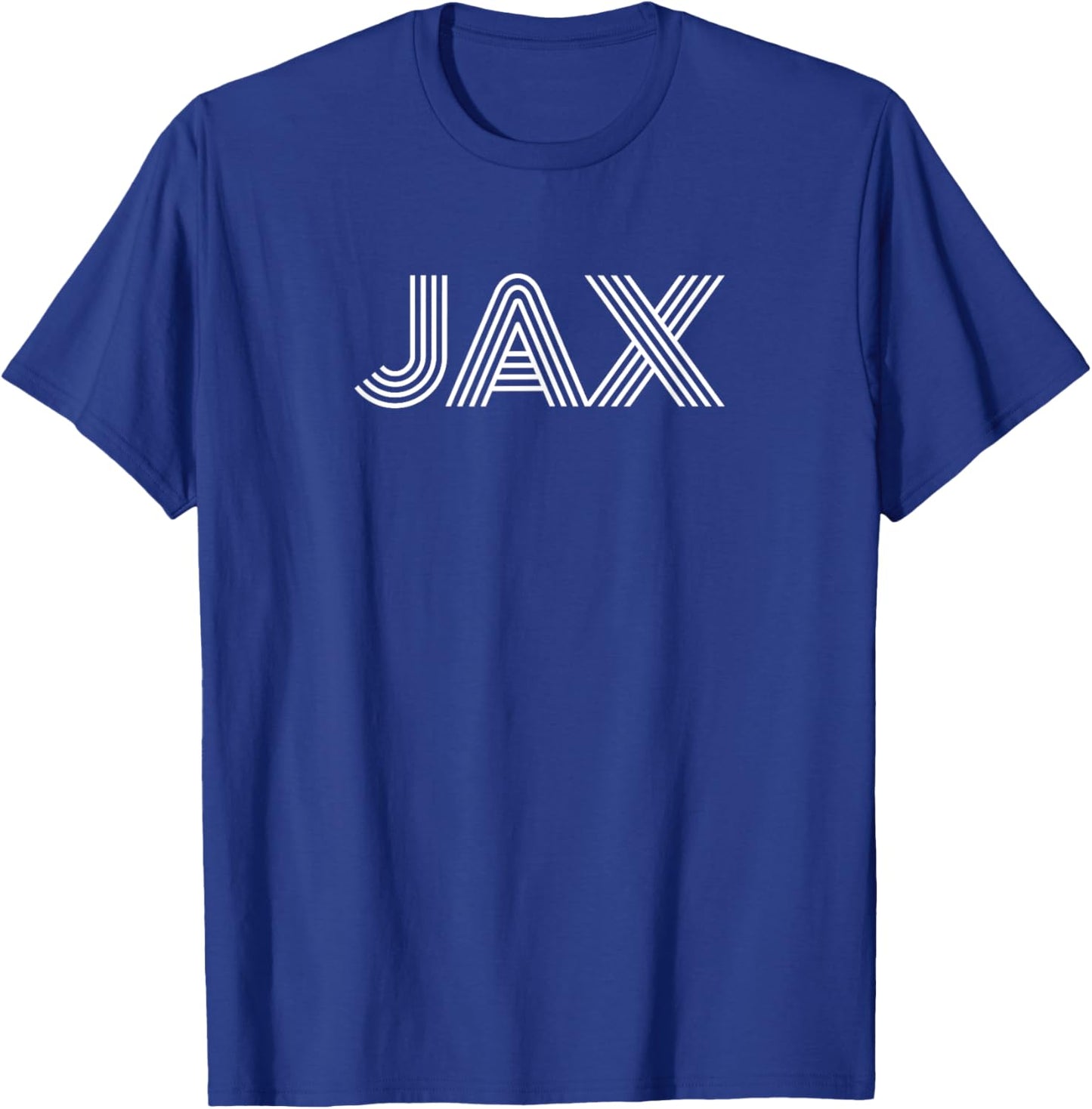 JAX Jacksonville FL Retro 70s Design T-Shirt - T-Shirt | Royal