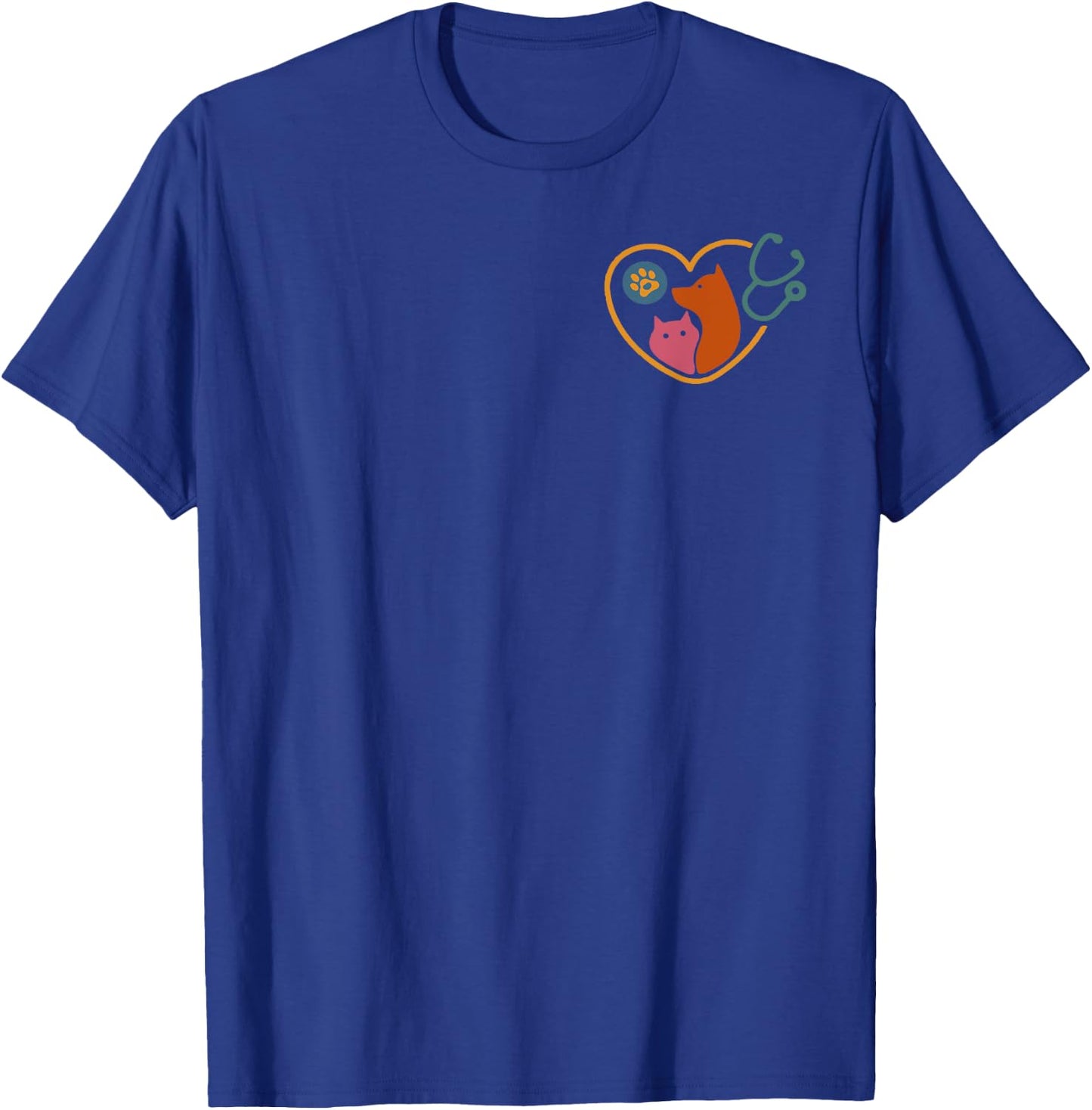 In My Vet Tech Era Veterinarian- Both Sided T-Shirt - T-Shirt | Royal