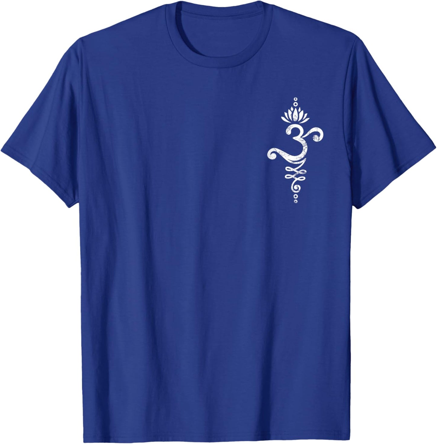 Om Mantra Yoga Symbol Lotus Flower Unalome Ornament Buddhism T-Shirt - T-Shirt | Royal