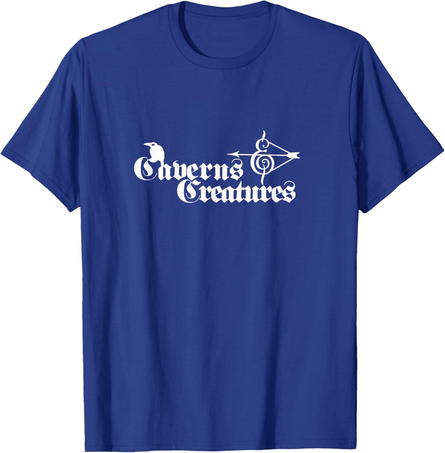 Caverns & Creatures Logo T-Shirt - T-Shirt | Royal