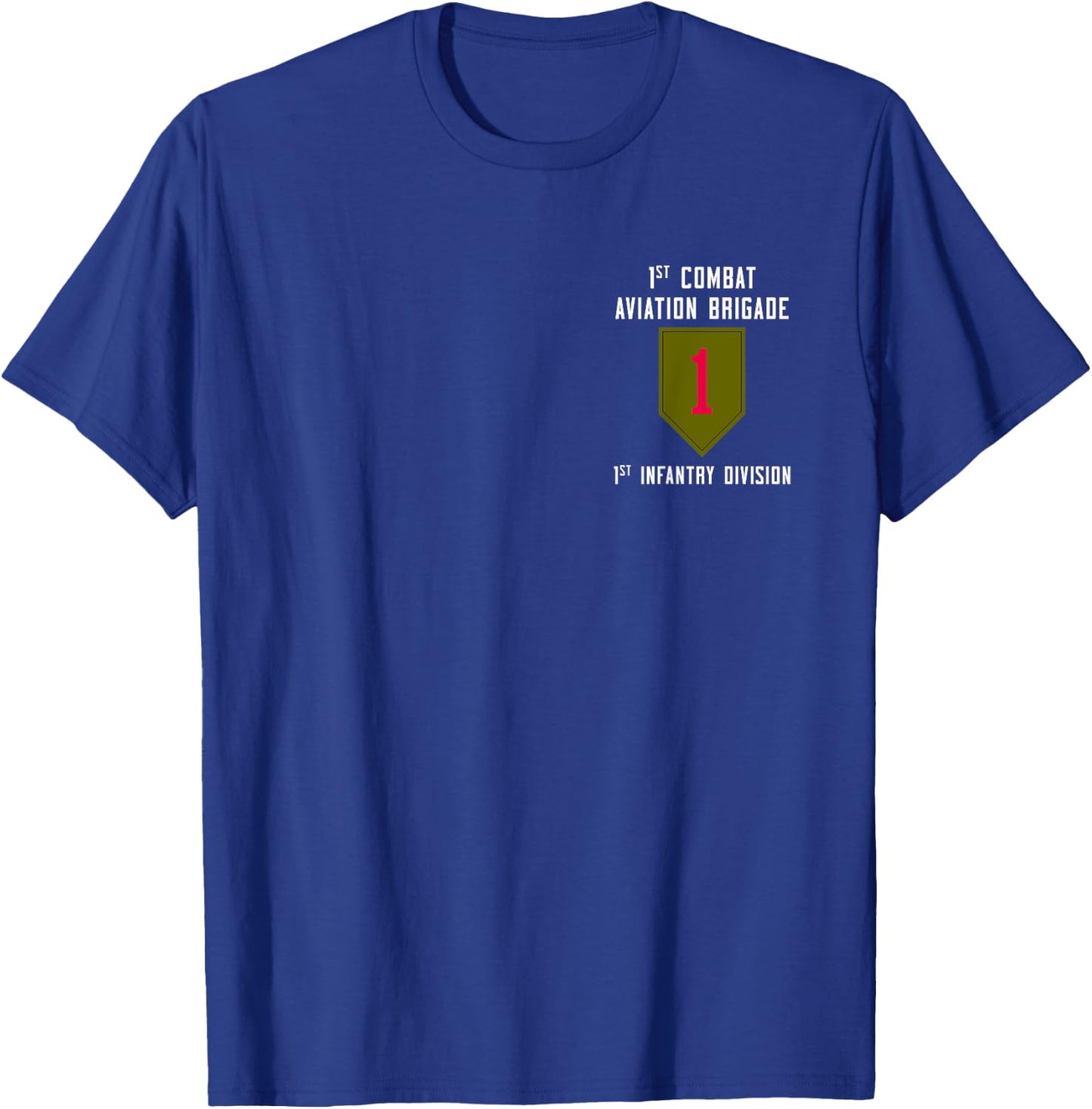 1st Combat Aviation Brigade 1CAB 1st Infantry Division T-Shirt - T-Shirt | Royal