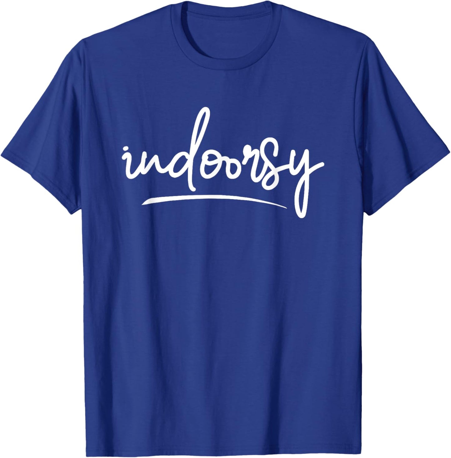 Indoorsy Home Introvert Life T-Shirt - T-Shirt | Royal