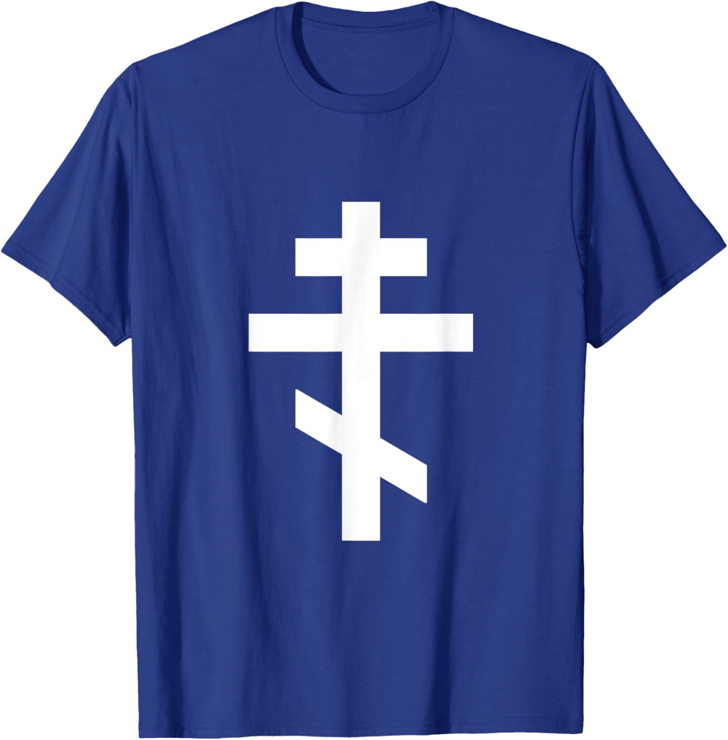Serbian Russian Orthodox Cross IC XC NIKA Gift T-Shirt - T-Shirt | Royal