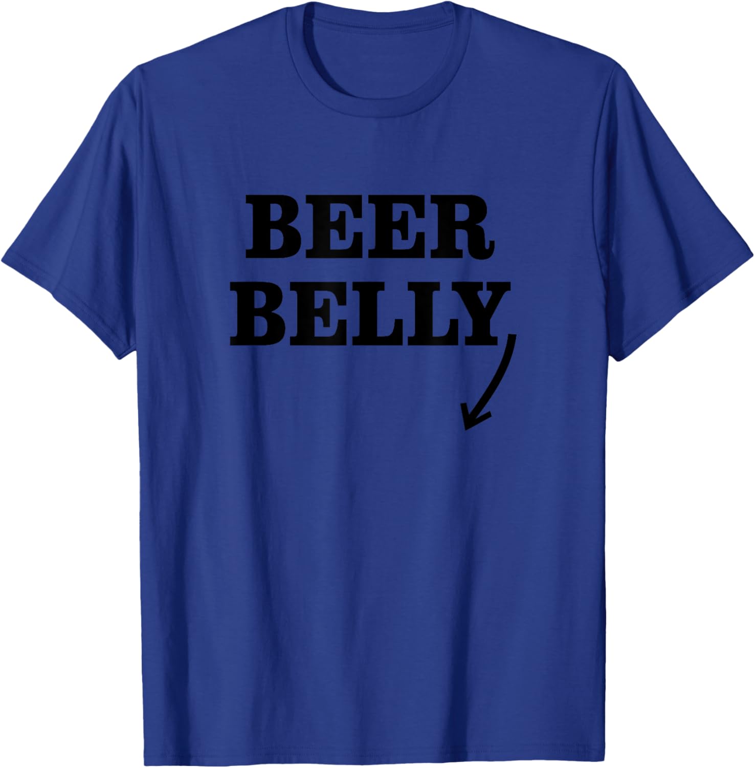 Beer Belly Funny T-Shirt - T-Shirt | Royal