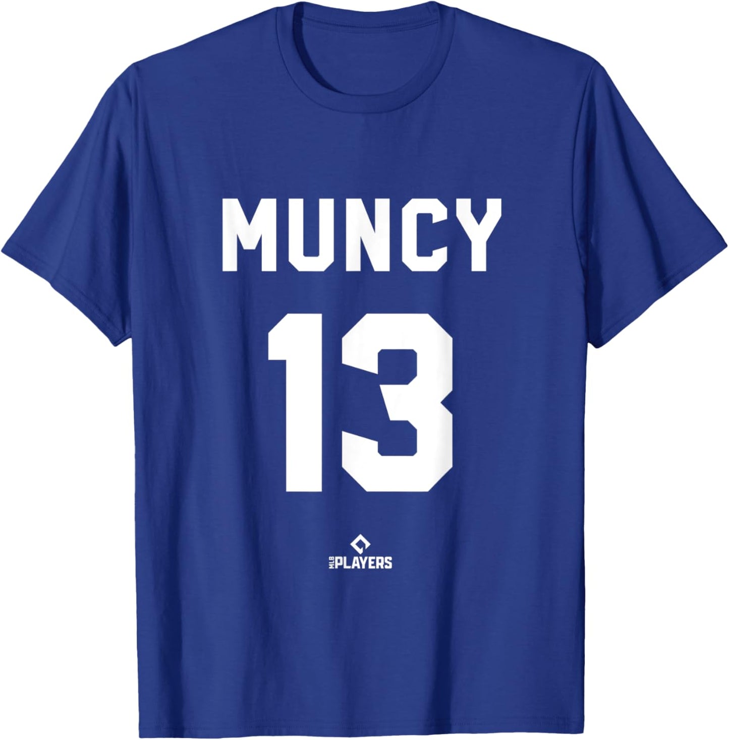 Max Muncy 13 Los Angeles MLB Players Baseball Fan T-Shirt - T-Shirt | Royal