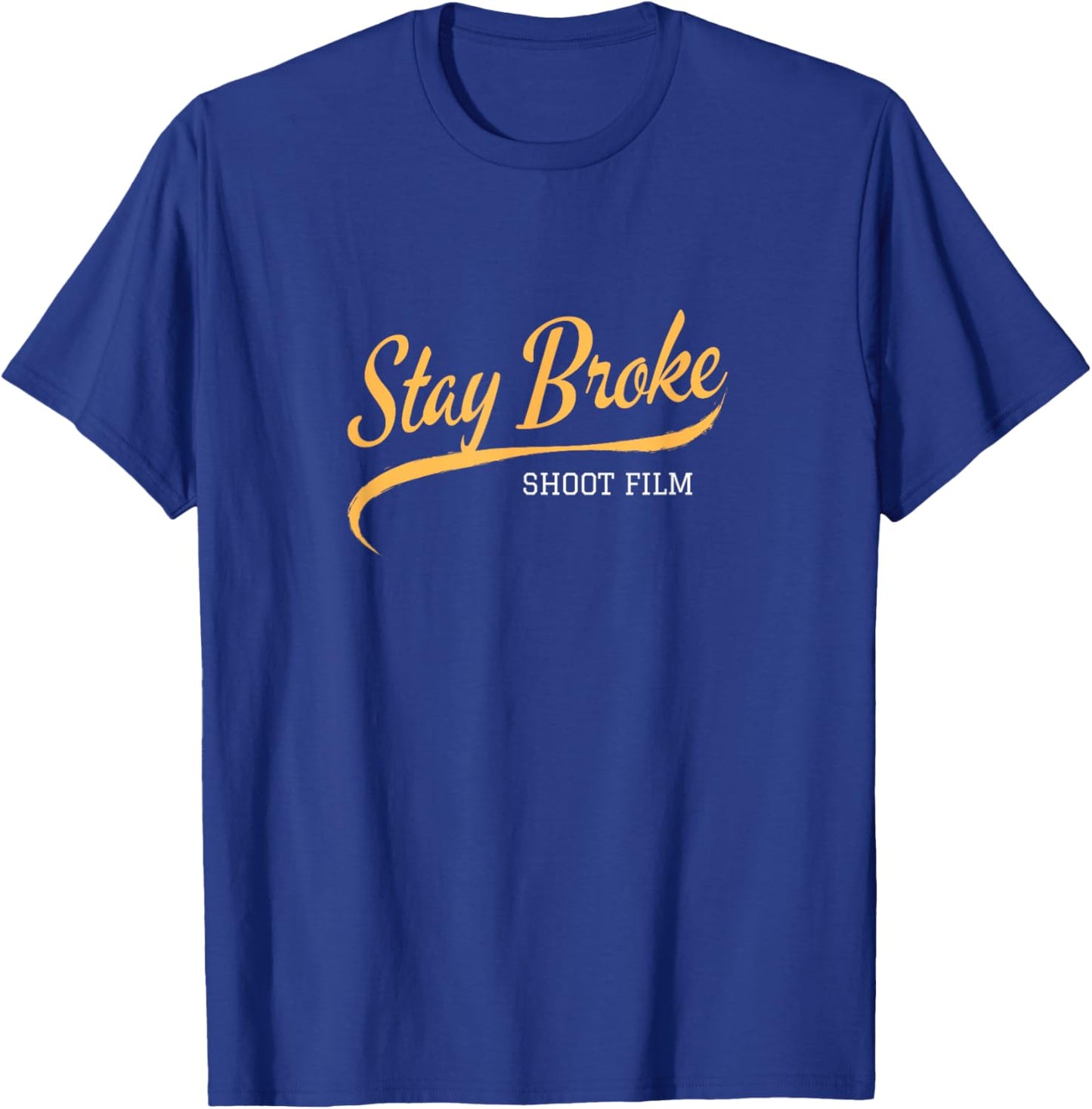 Stay Broke Shoot Film Photography Men Women Tank T-Shirt - T-Shirt | Royal