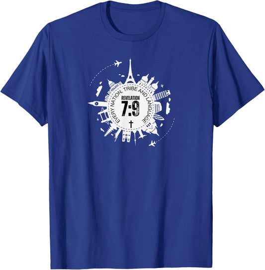 Every Nation, Tribe and Language, Great Commission T-Shirt - T-Shirt | Royal