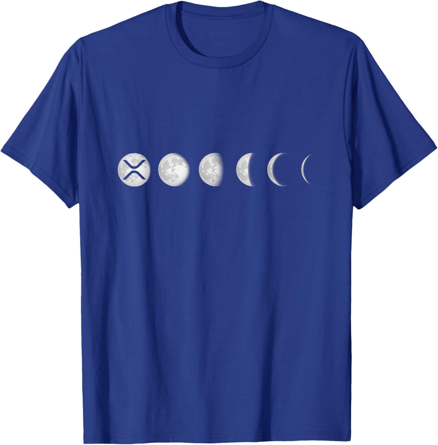 XRP Moon Ripple XRP Hodl Crypto Cryptocurrency T-Shirt - T-Shirt | Royal