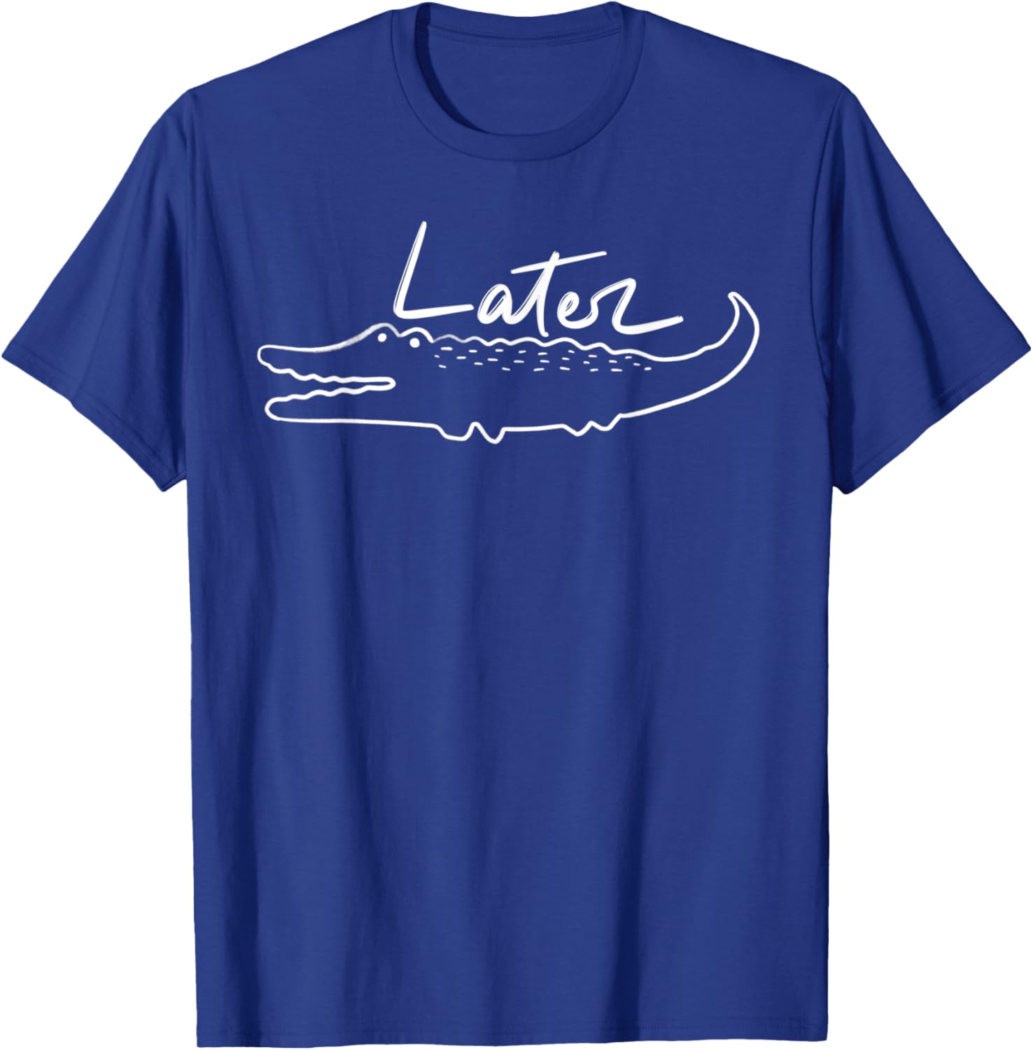 Later Gator T-Shirt - T-Shirt | Royal