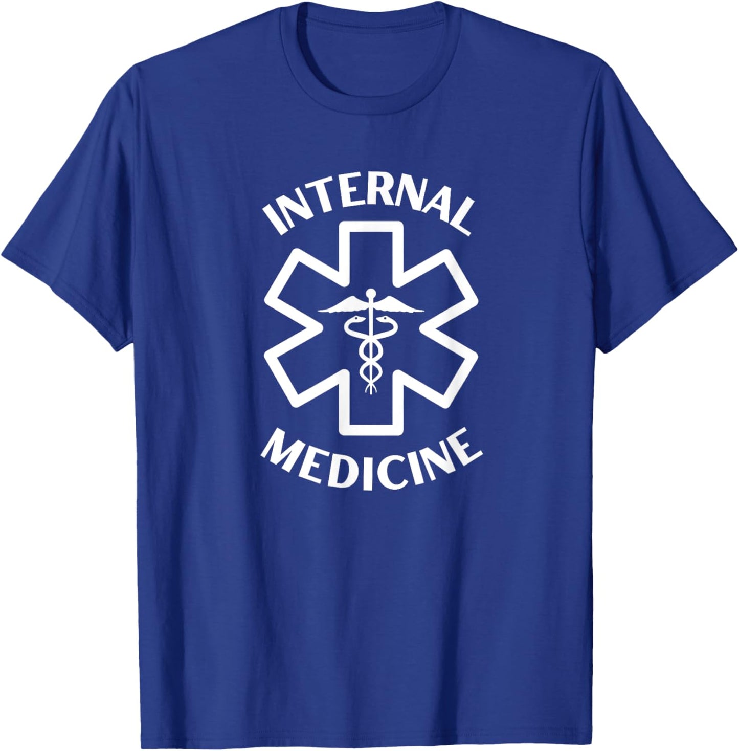 Internal Medicine Medical Match Day with Caduceus Symbol T-Shirt - T-Shirt | Royal