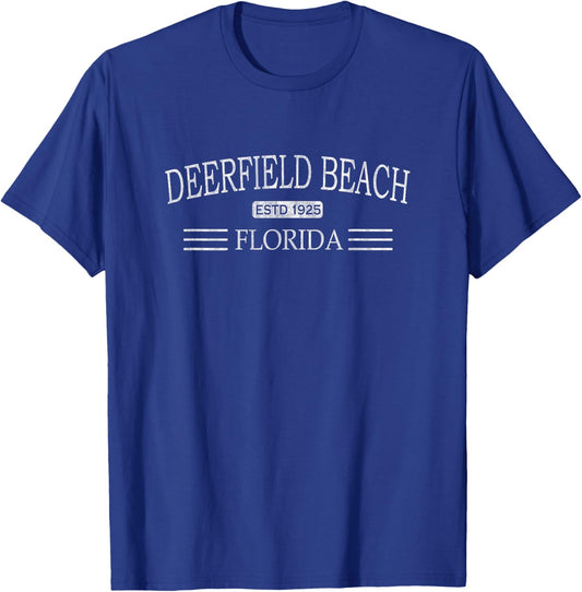 Deerfield Beach Florida - Deerfield Beach FL Men Women Girls Kids T-Shirt - T-Shirt | Royal