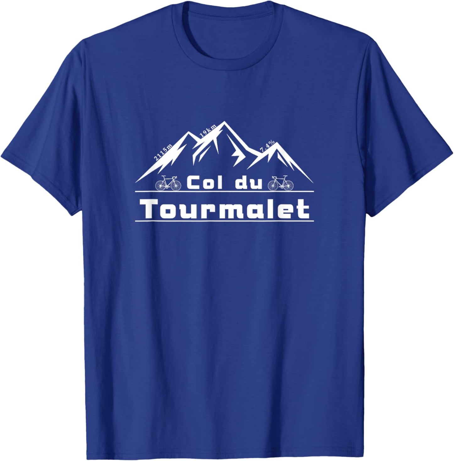 Col du Tourmalet, Bicycle, France, Tour, Cycling, Pyrenees T-Shirt - T-Shirt | Royal