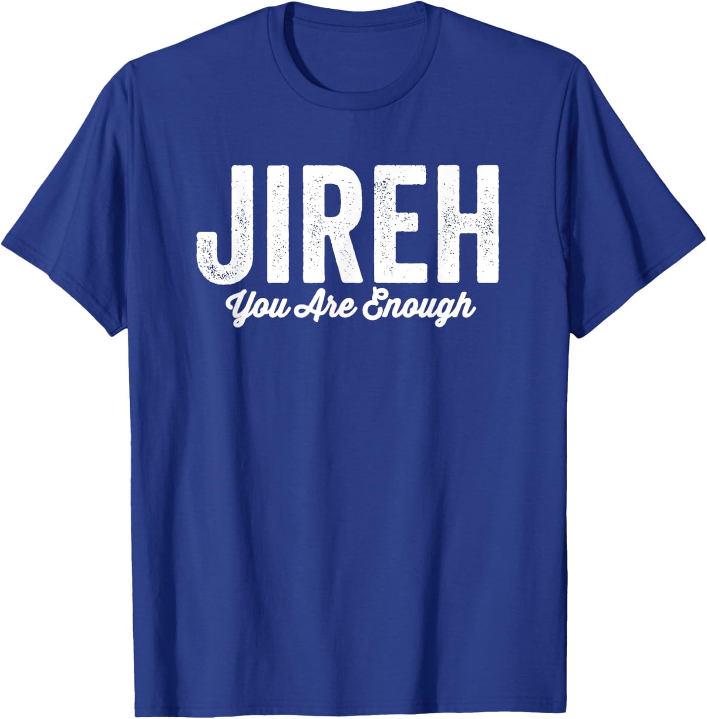 Jehovah Jireh More Than Enough Faith Bible T-Shirt - T-Shirt | Royal