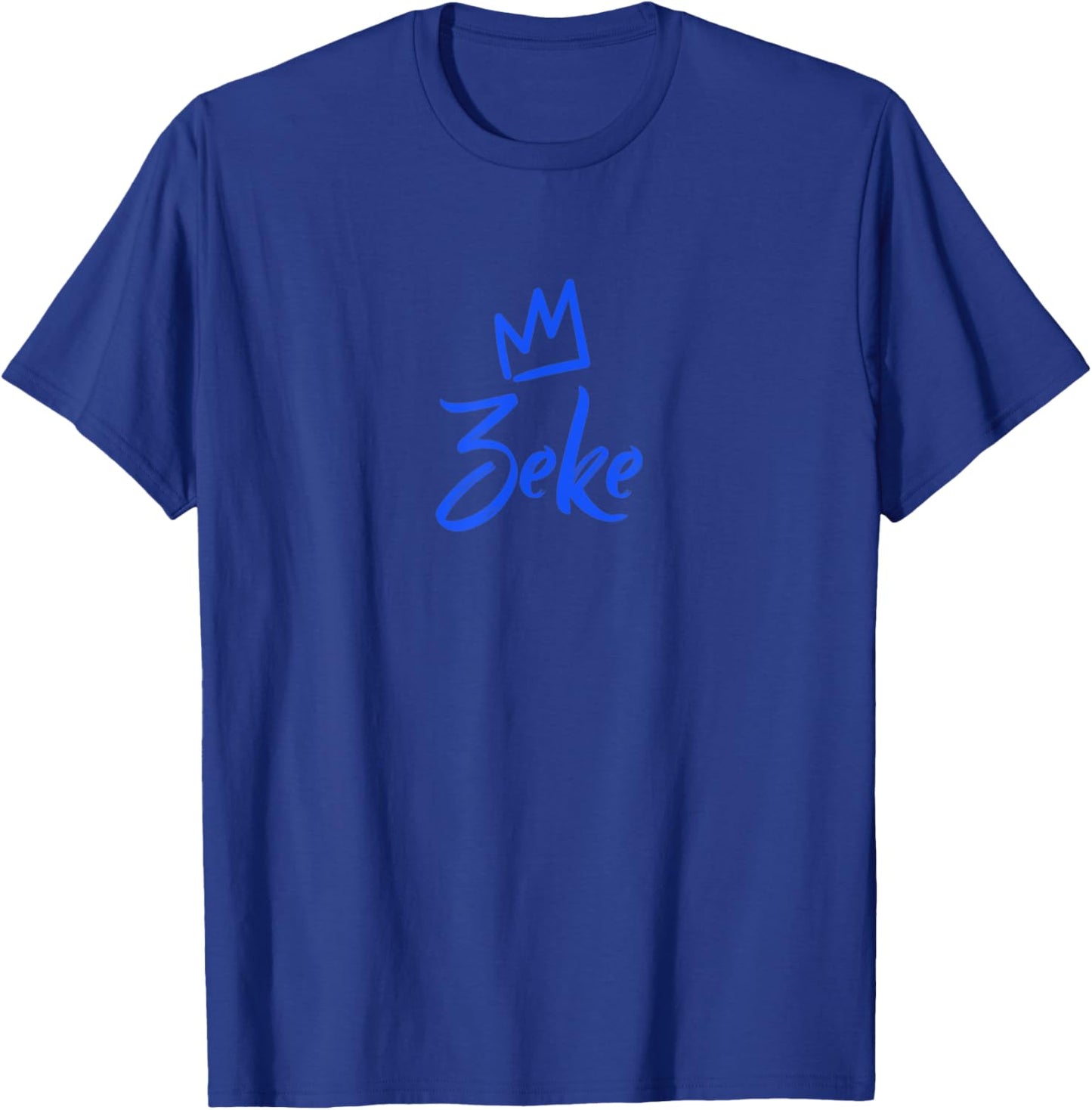 Zeke the King / Blue Crown & Name Called Zeke T-Shirt - T-Shirt | Royal