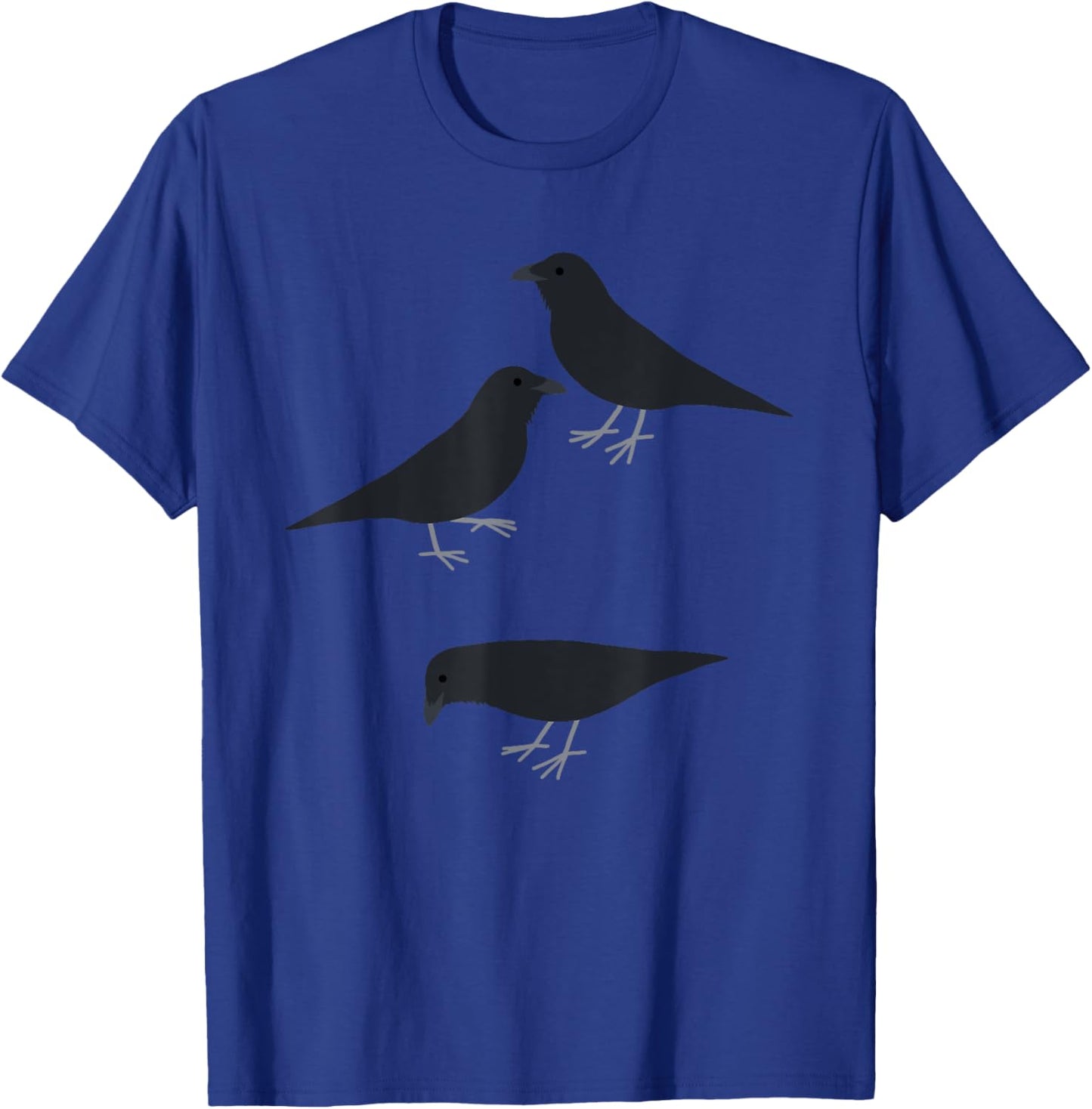 Crow Birds Raven T-Shirt - T-Shirt | Royal