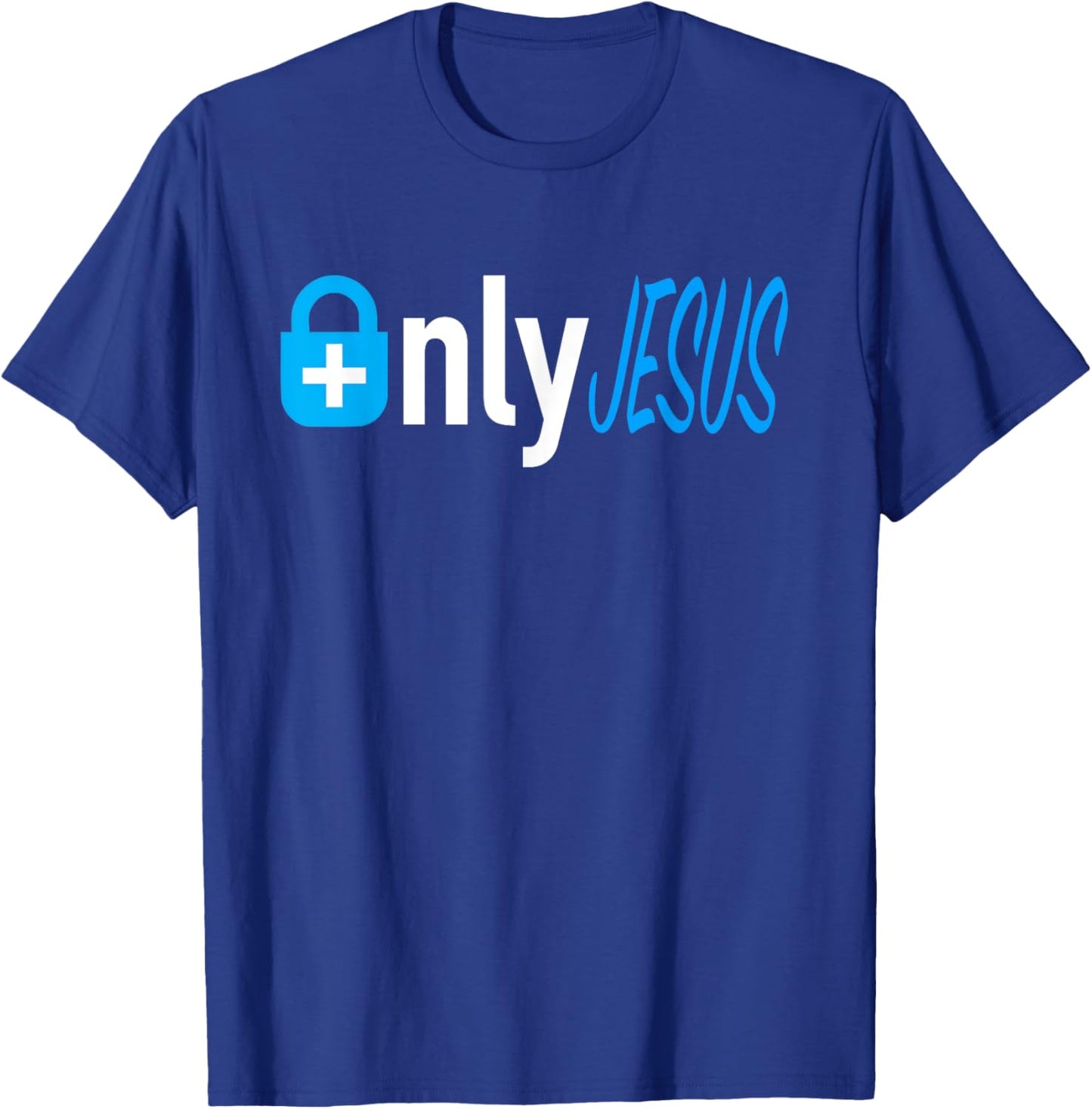 Only Jesus Fans T-Shirt - T-Shirt | Royal