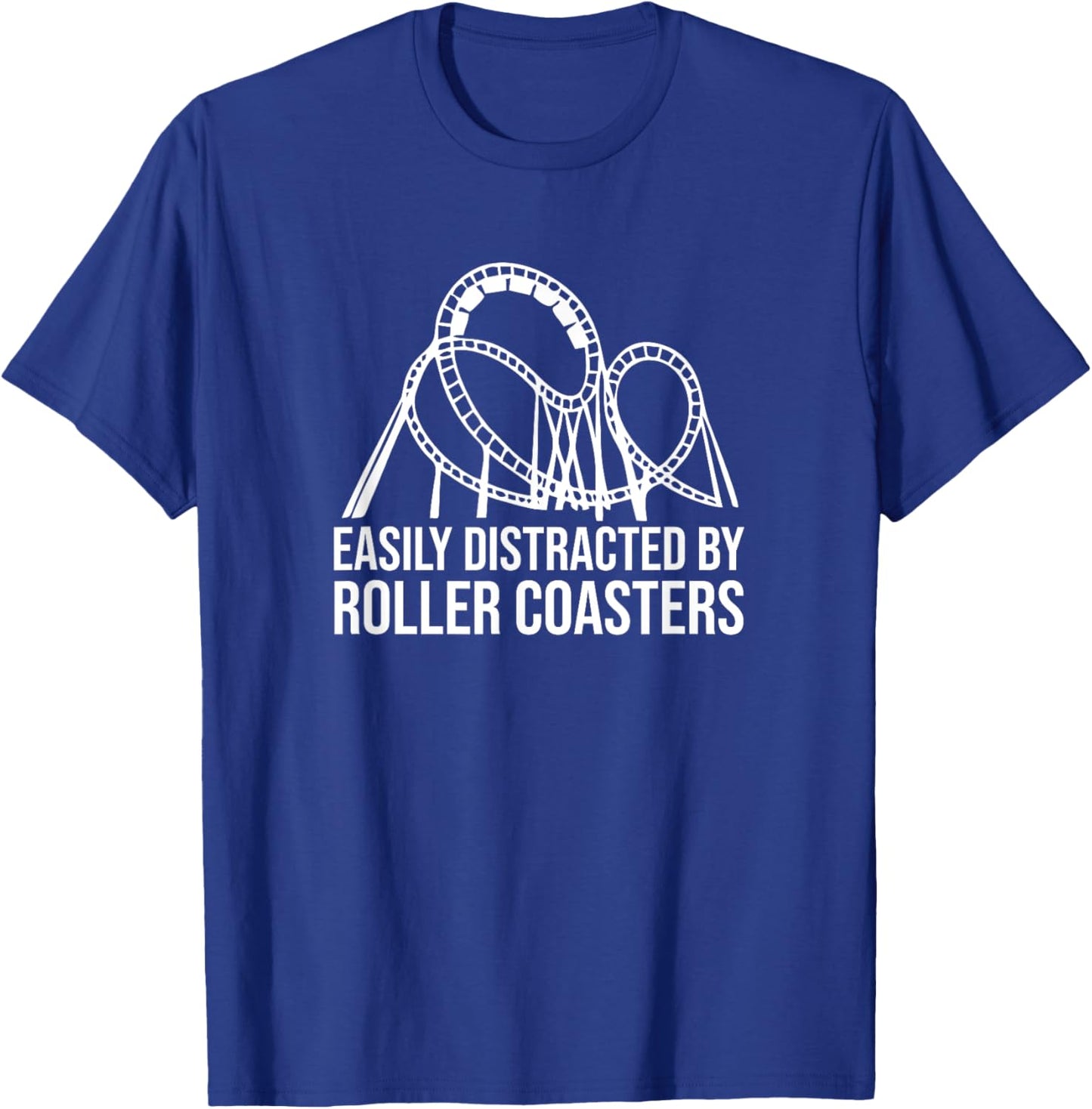 Funny Roller Coaster Theme Park Rollercoaster T-Shirt - T-Shirt | Royal