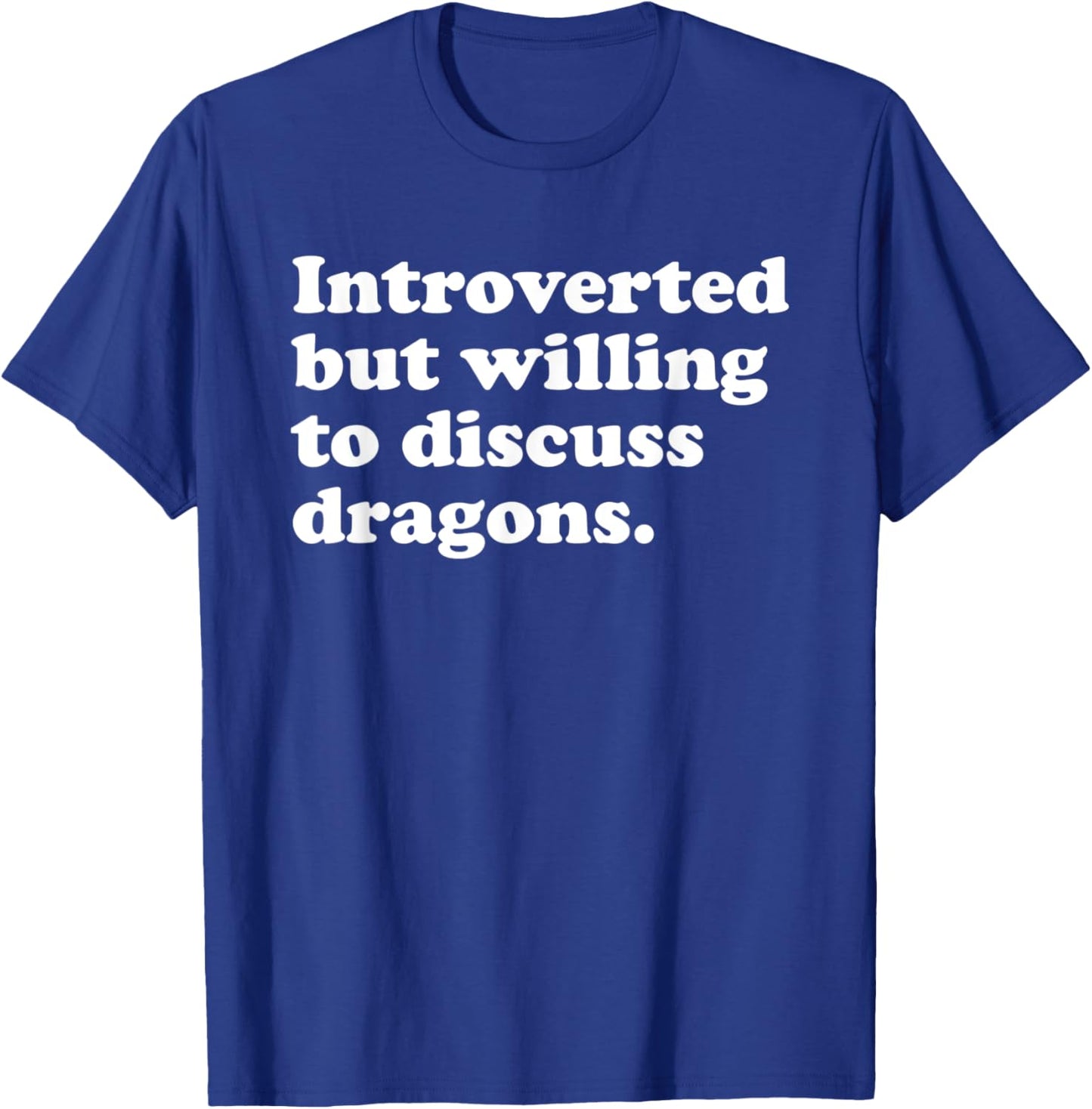 Funny Dragon Dragons Men Women or Kids T-Shirt - T-Shirt | Royal