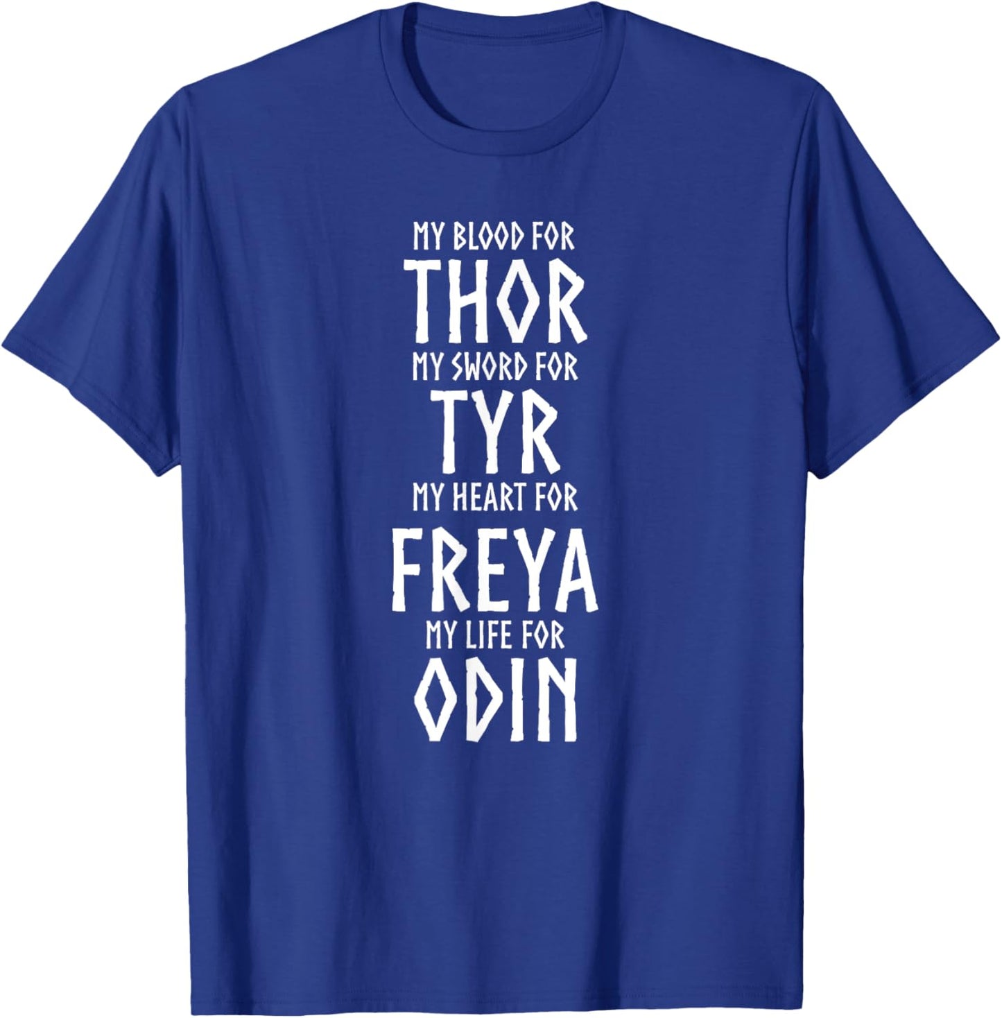 Norse Viking Gods - Thor Tyr Freya Odin - Nordic Mythology T-Shirt - T-Shirt | Royal